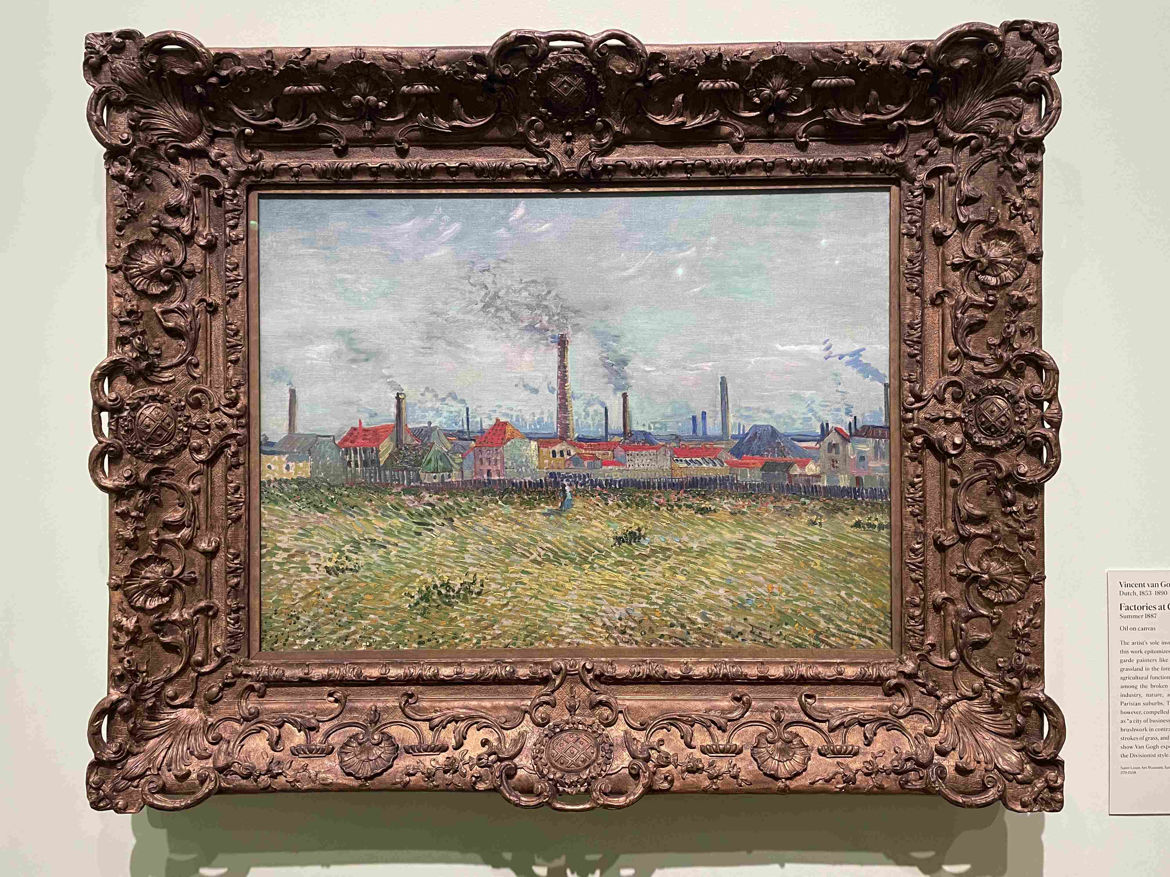 Factories at Clichy by Vincent van Gogh (Summer 1887)