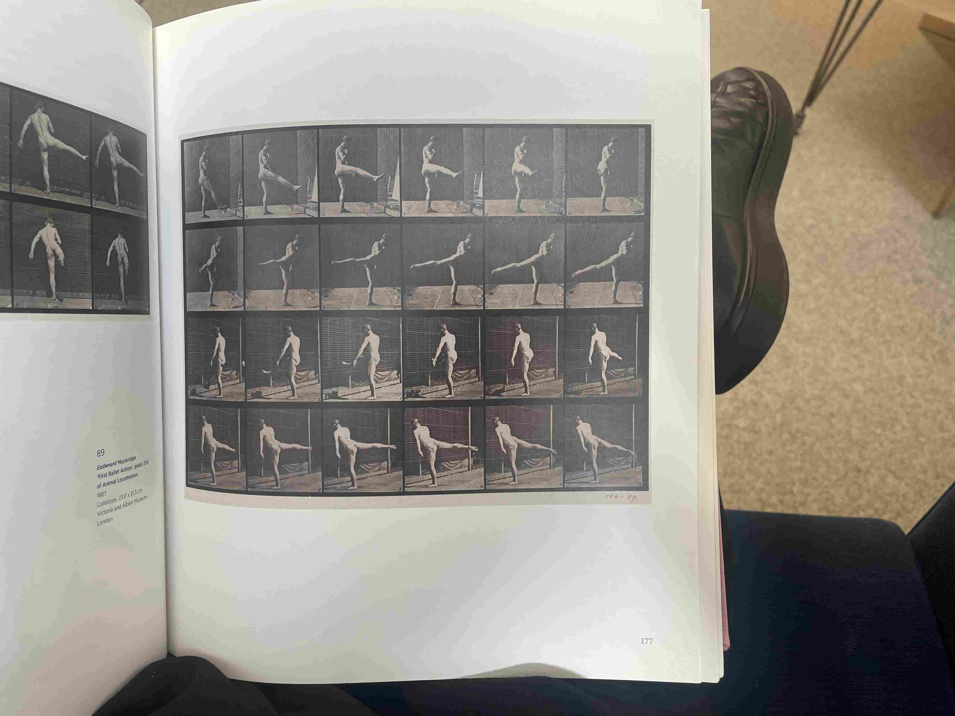 First Ballet Action, plate 370 of Animal Locomotion by Eadweard Muybridge (1887)