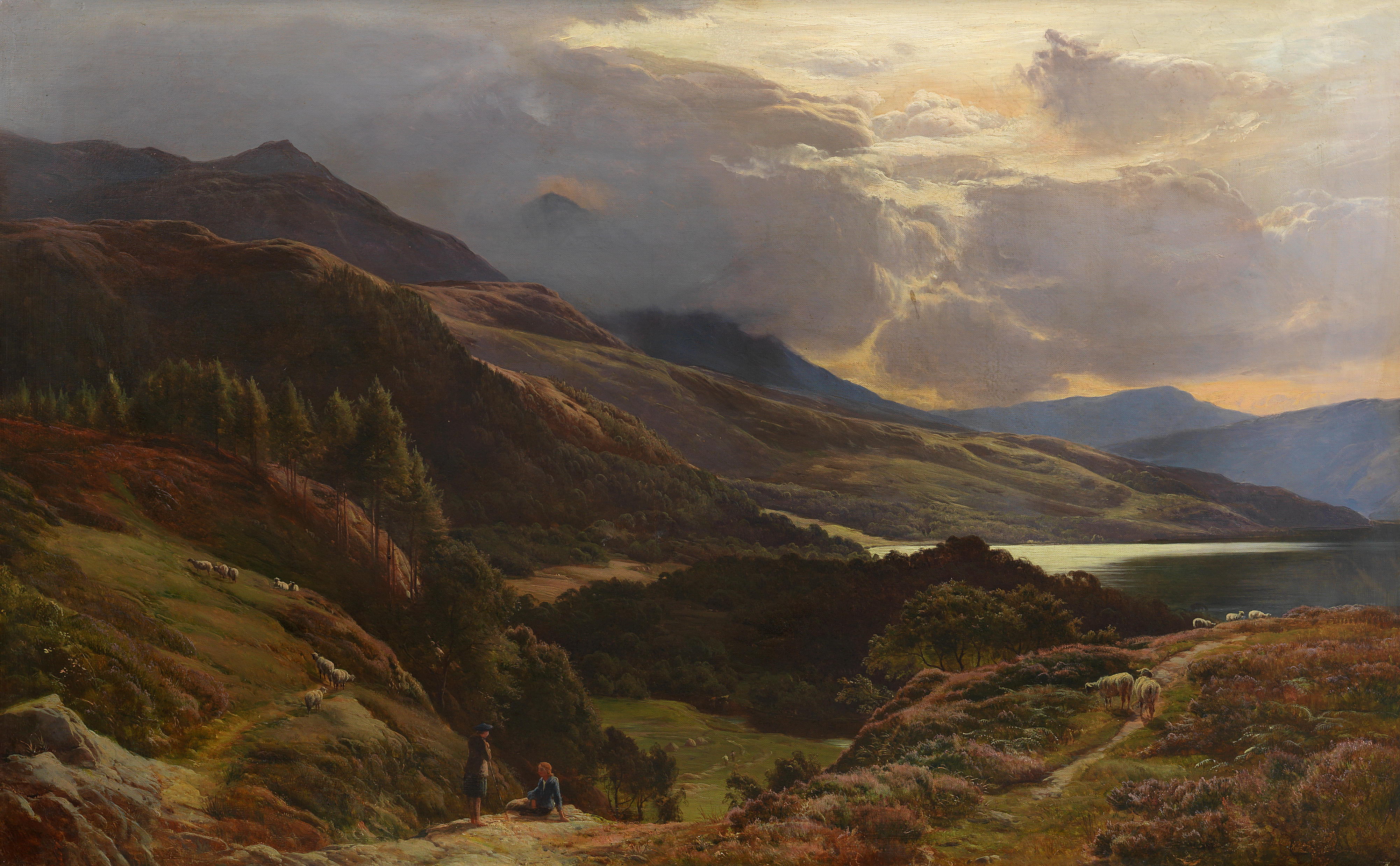 frederick william hulme loch tummel perthshire mid19th century 2