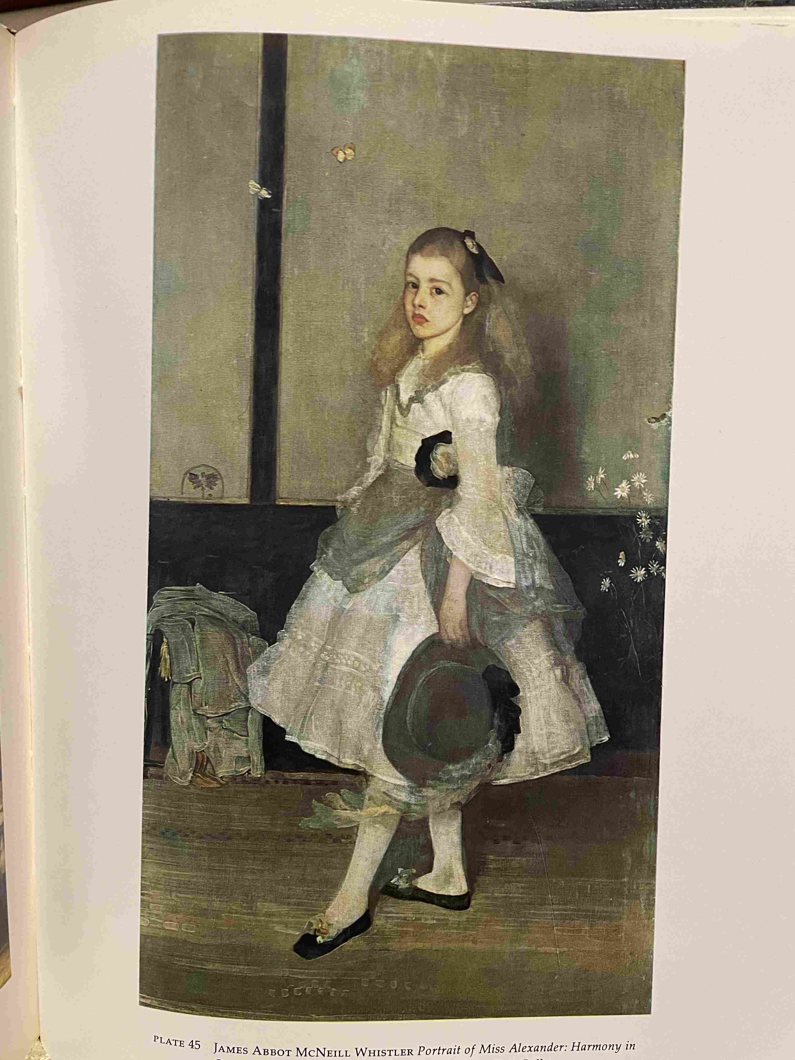 Harmony in Grey and Green: Miss Cicely Alexander by James Abbot McNeill Whistler (1872-1874)