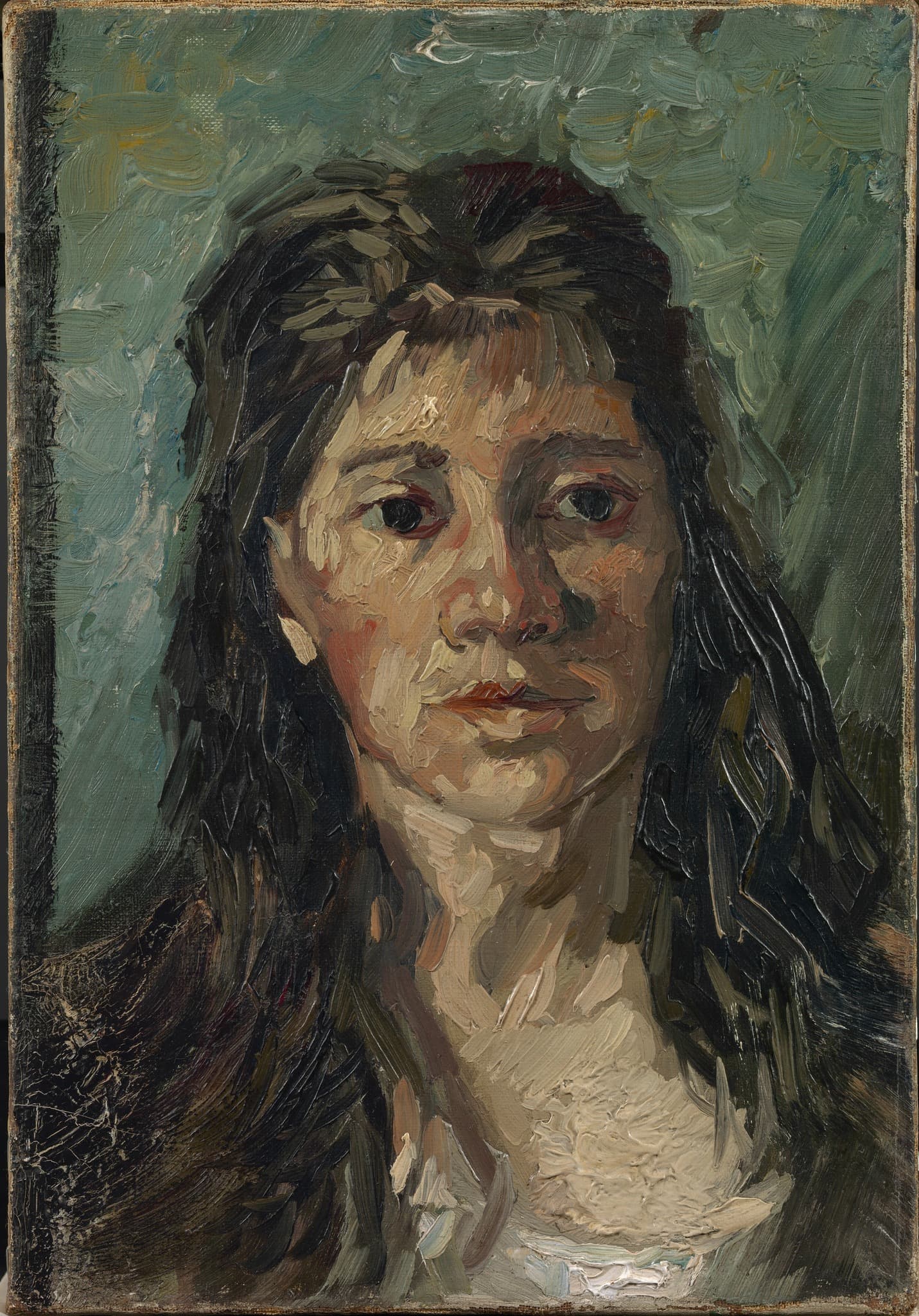 Head of a Woman by Vincent van Gogh (1885)