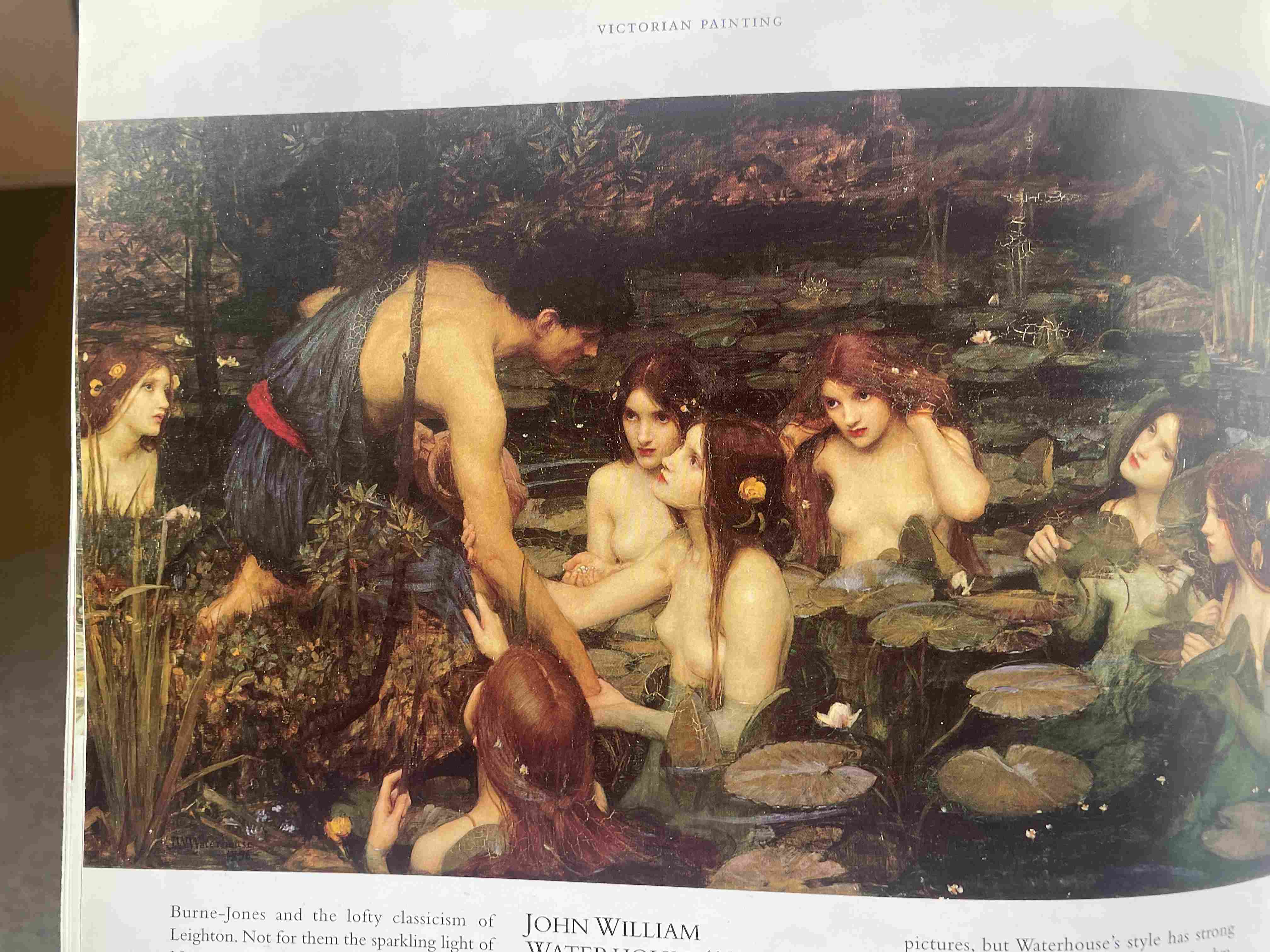 Hylas and the Nymphs by John William Waterhouse (1896)