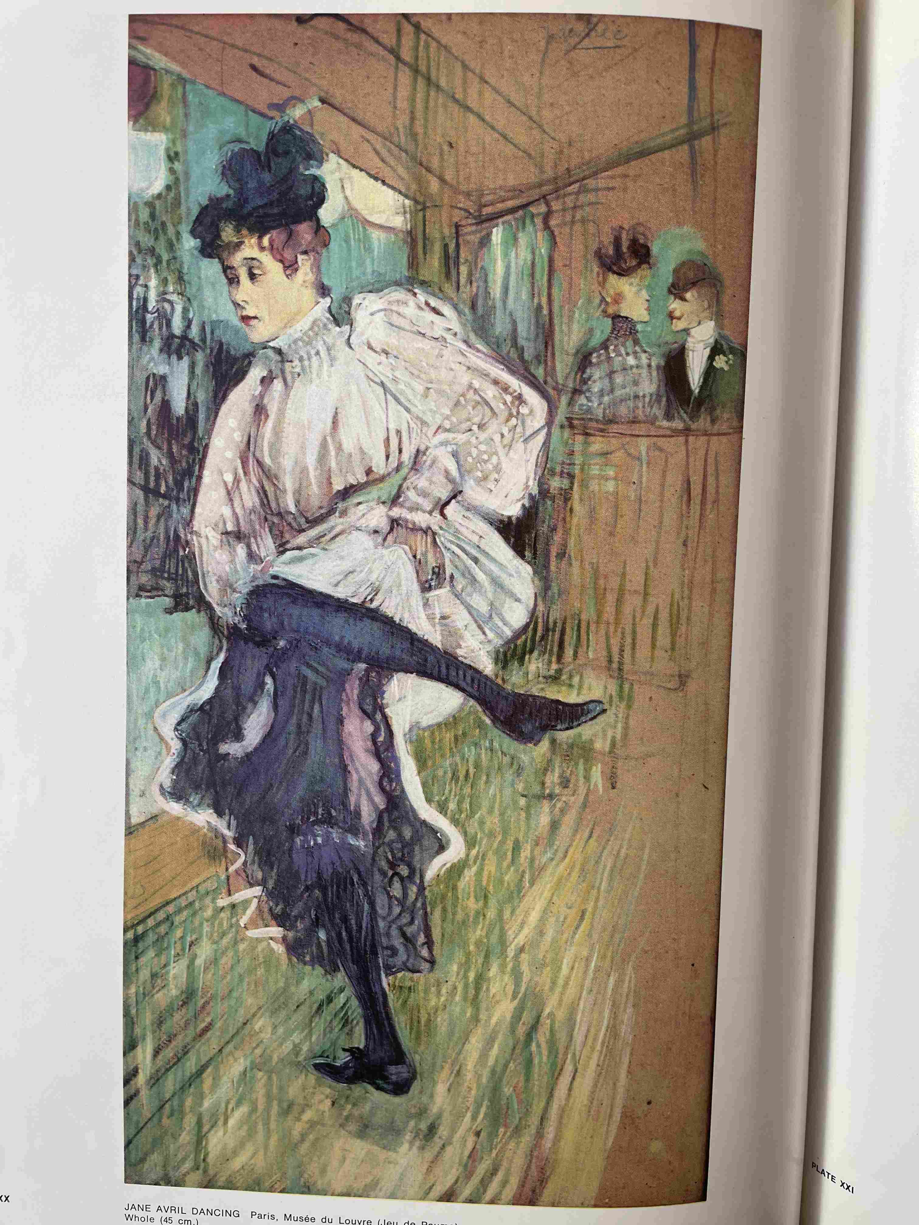 Jane Avril Dancing by Henri de Toulouse-Lautrec (1892)