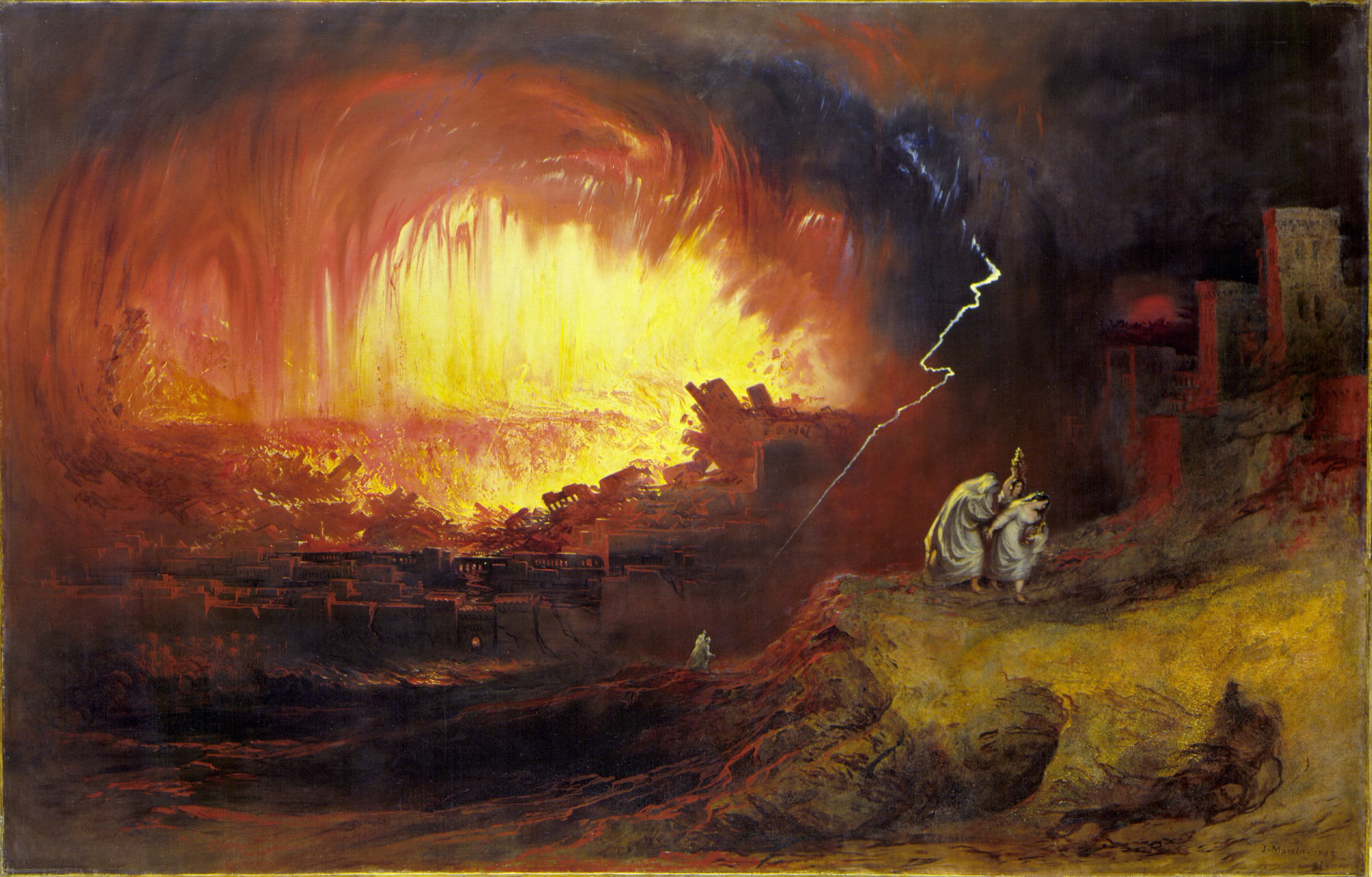 john martin the destruction of sodom and gomorrah (1859)