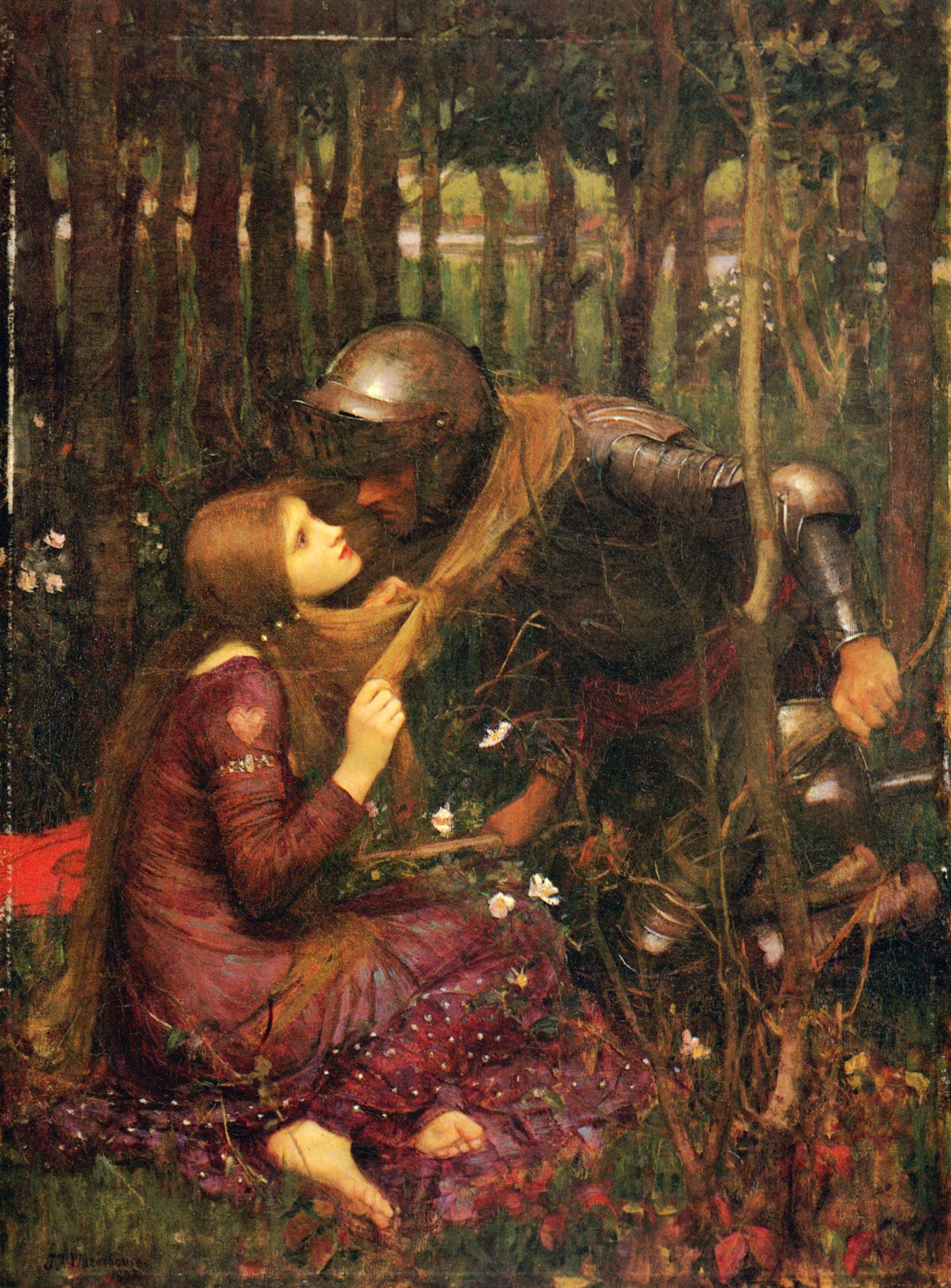 La Belle Dame sans Merci by John William Waterhouse (1893)