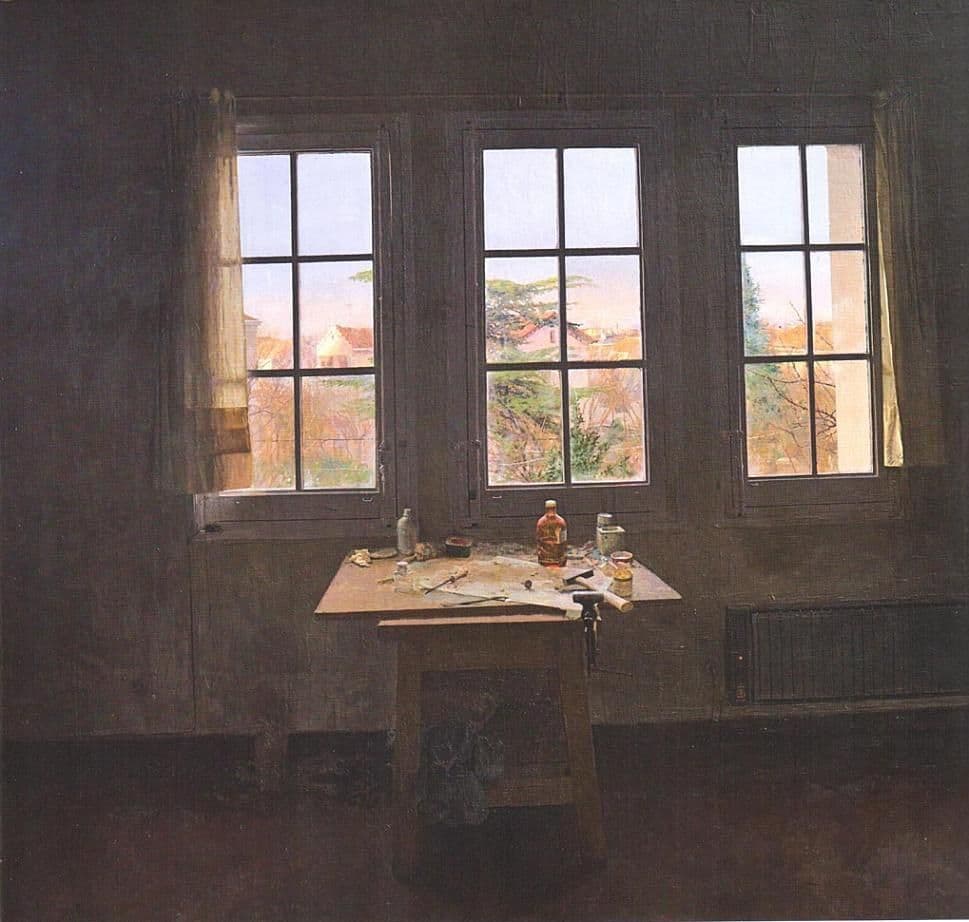 La Fenêtre de l'atelier by Henri Fantin-Latour (1873)