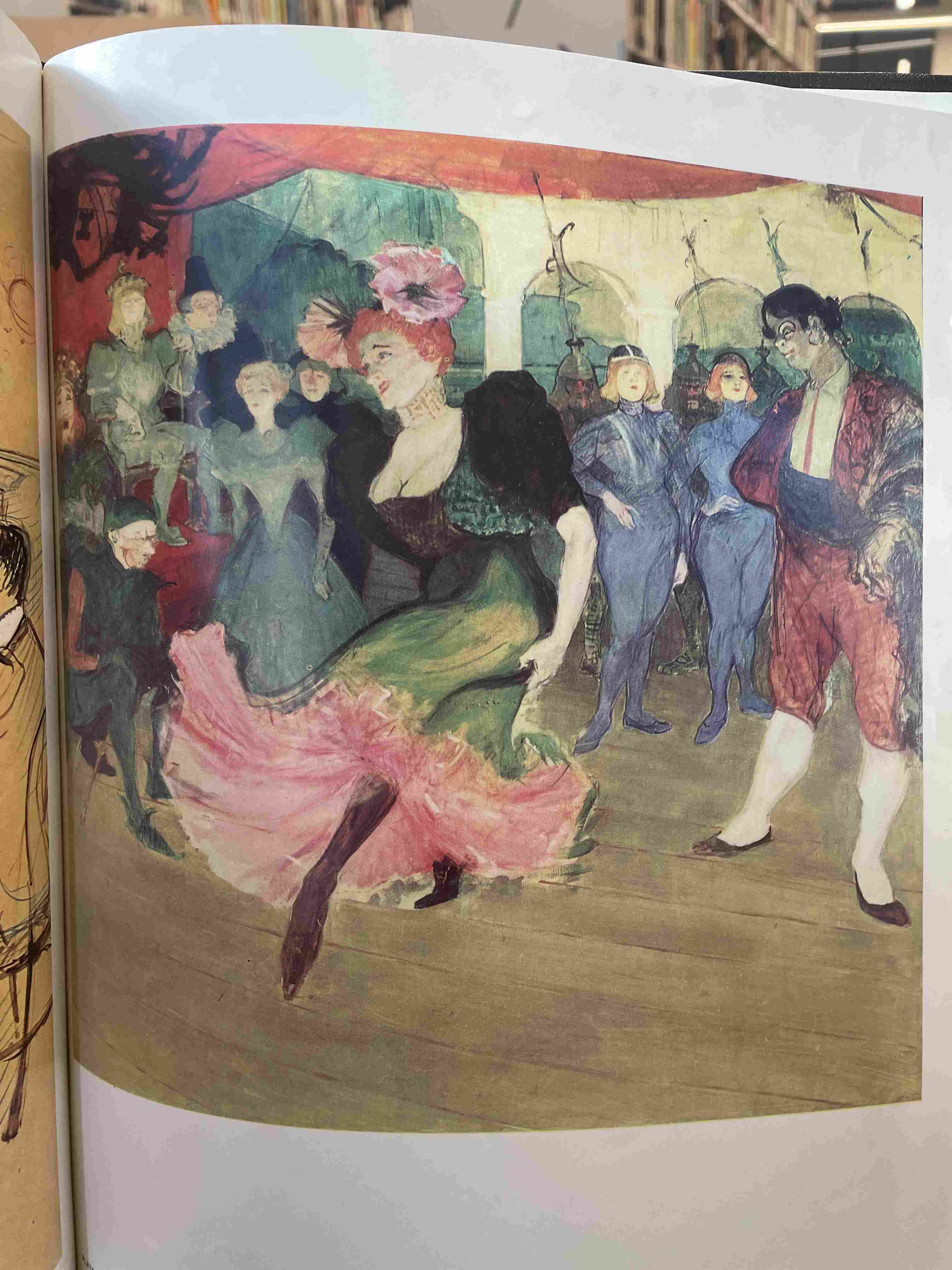 La Goulue Dancing by Henri de Toulouse-Lautrec (1891)