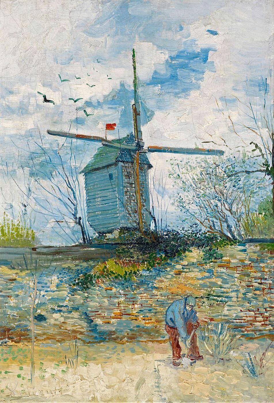 Le Moulin de la Galette by Vincent van Gogh (1886)
