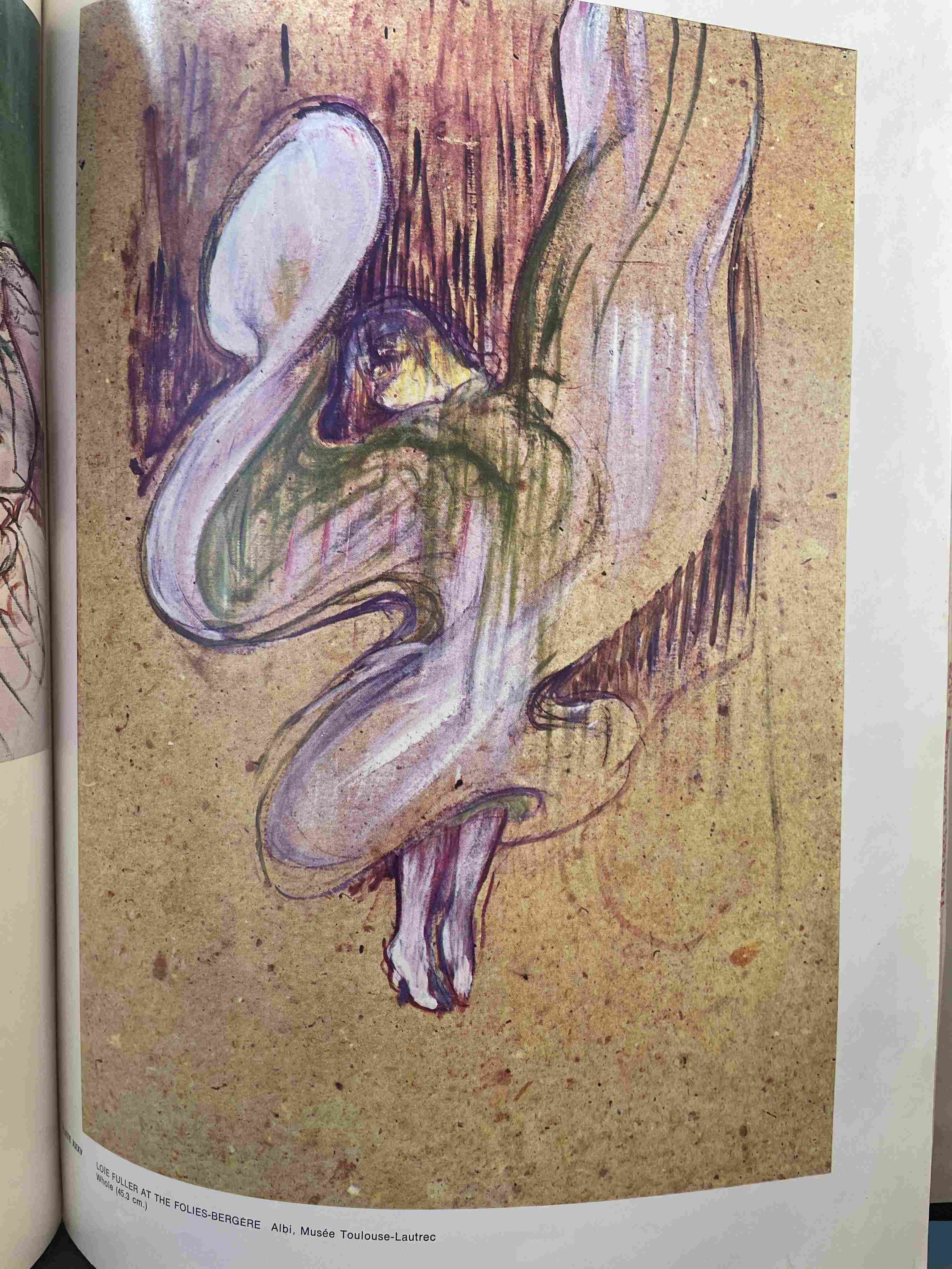 Loïe Fuller at the Folies-Bergère by Henri de Toulouse-Lautrec (1893)