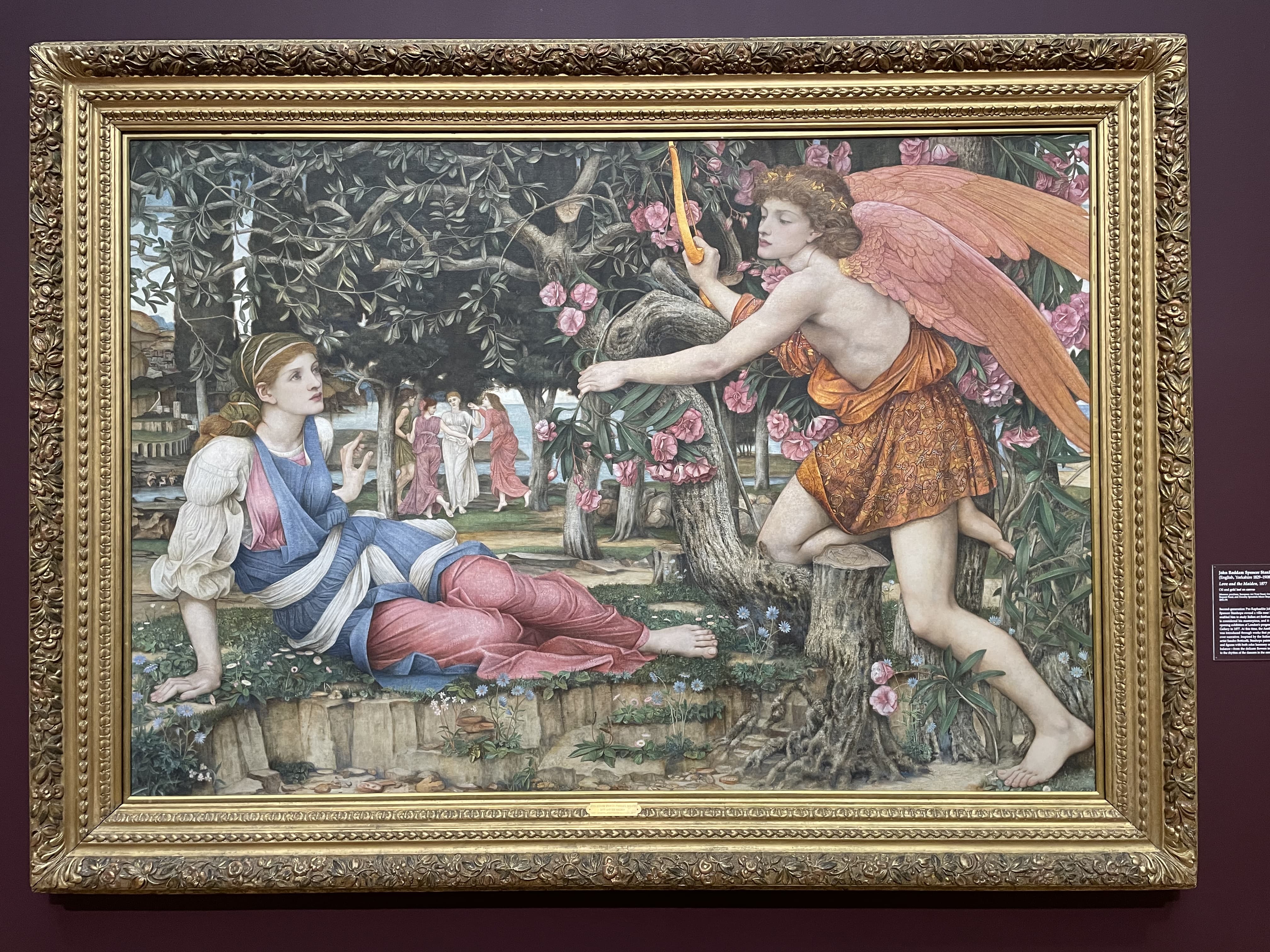 Love and the Maidens by John Roddam Spencer Stanhope (1877)