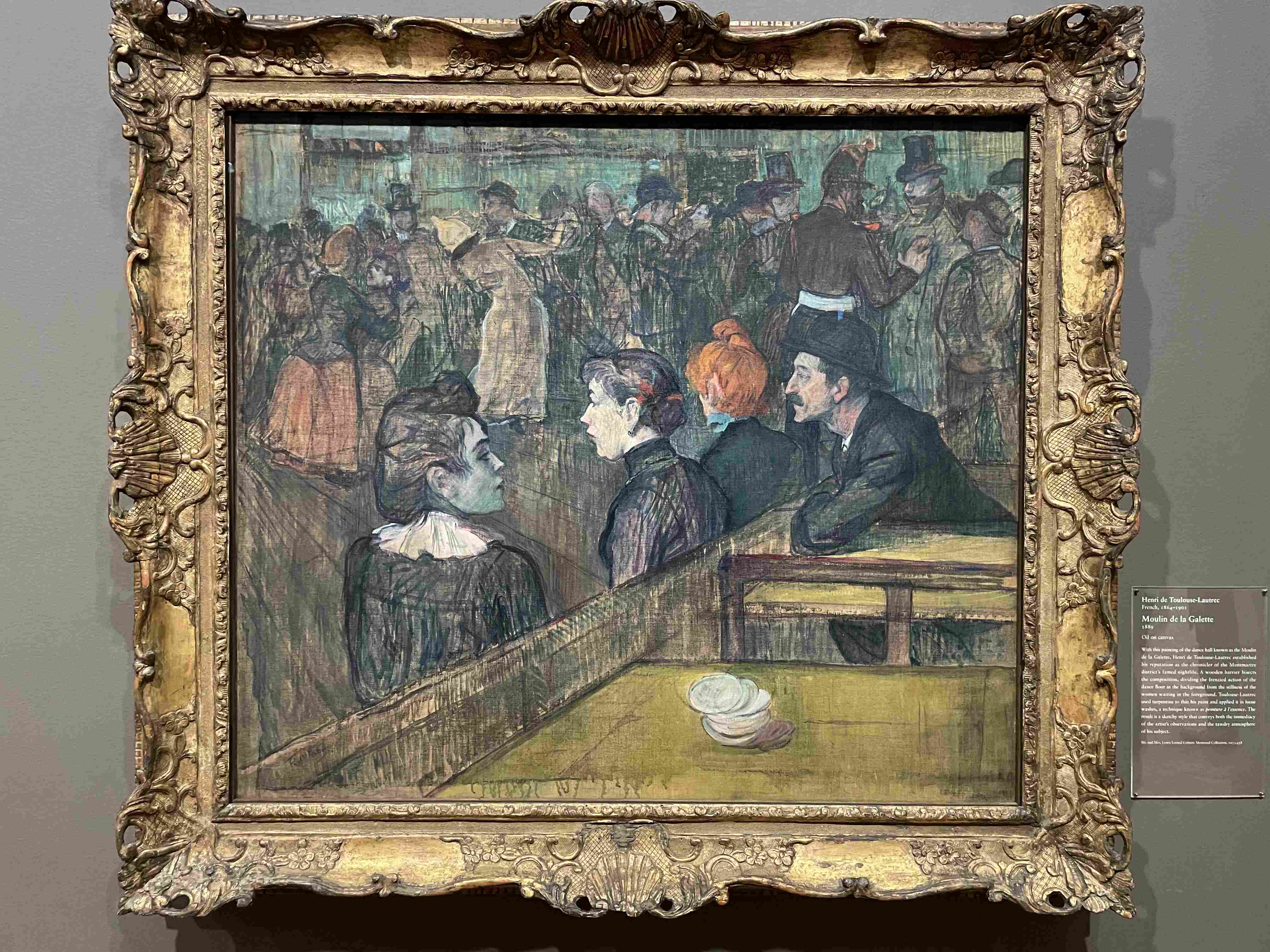 Moulin de la Galette by Henri de Toulouse-Lautrec (1889)