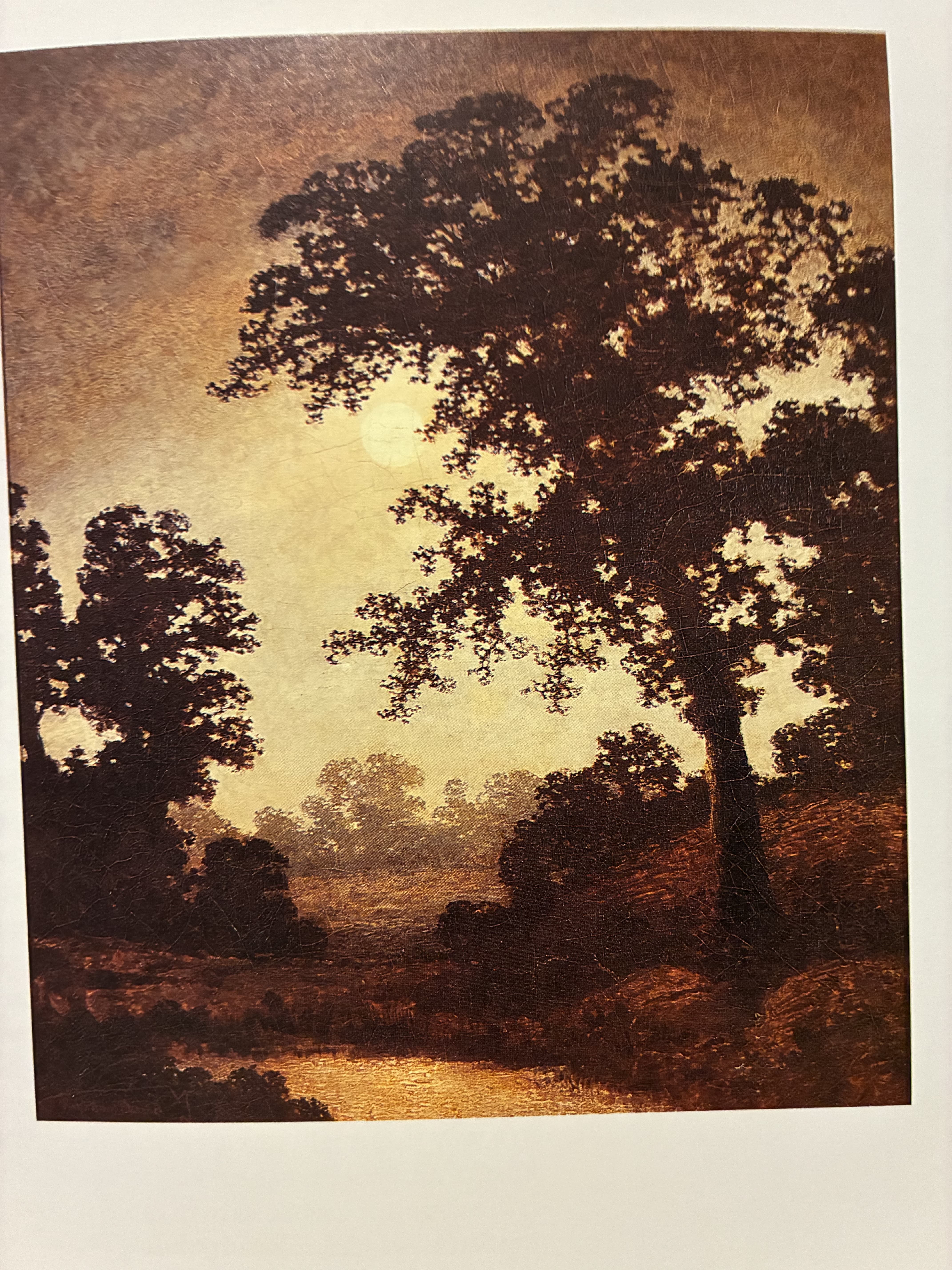 Oak Tree in the Moonlight by Caspar David Friedrich (c. 1830–1835)