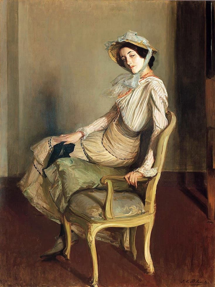 Portrait of a Woman by Konstantin Makovsky (1880)