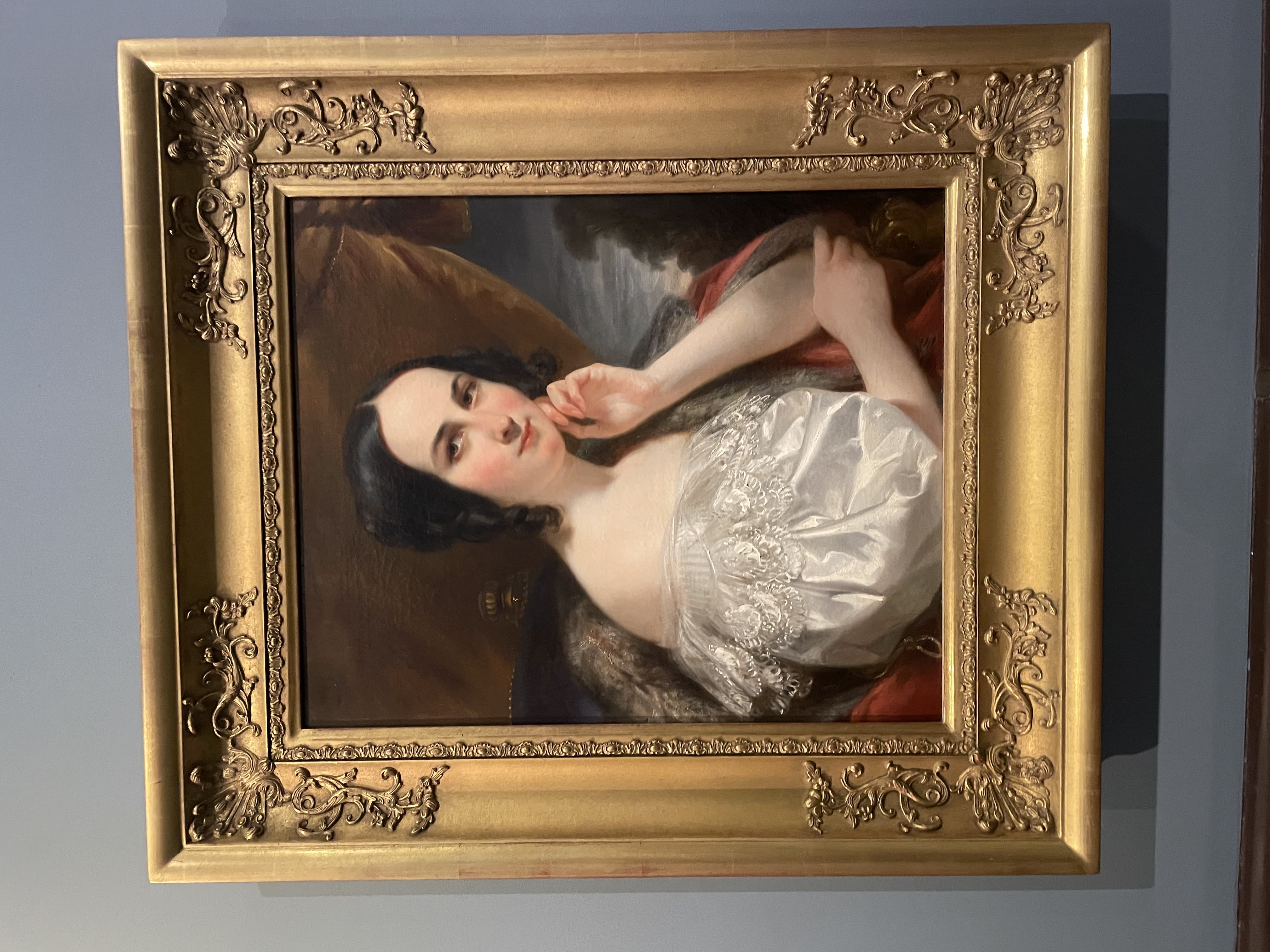 Portrait of Grand Duchess Maria Nikolaevna by Karl Bryullov (1837)
