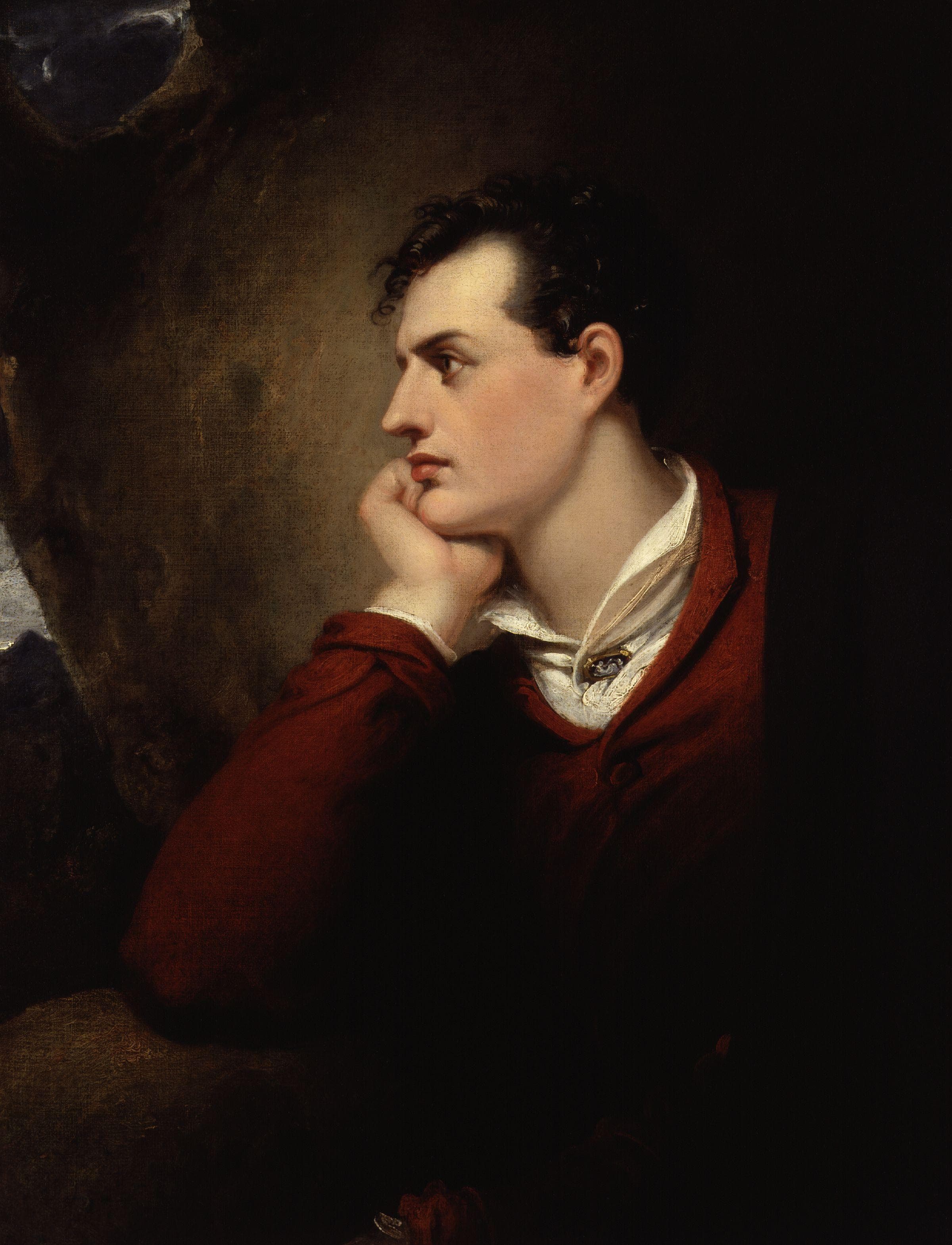 Portrait of Lord Byron by Richard Westall (1813)