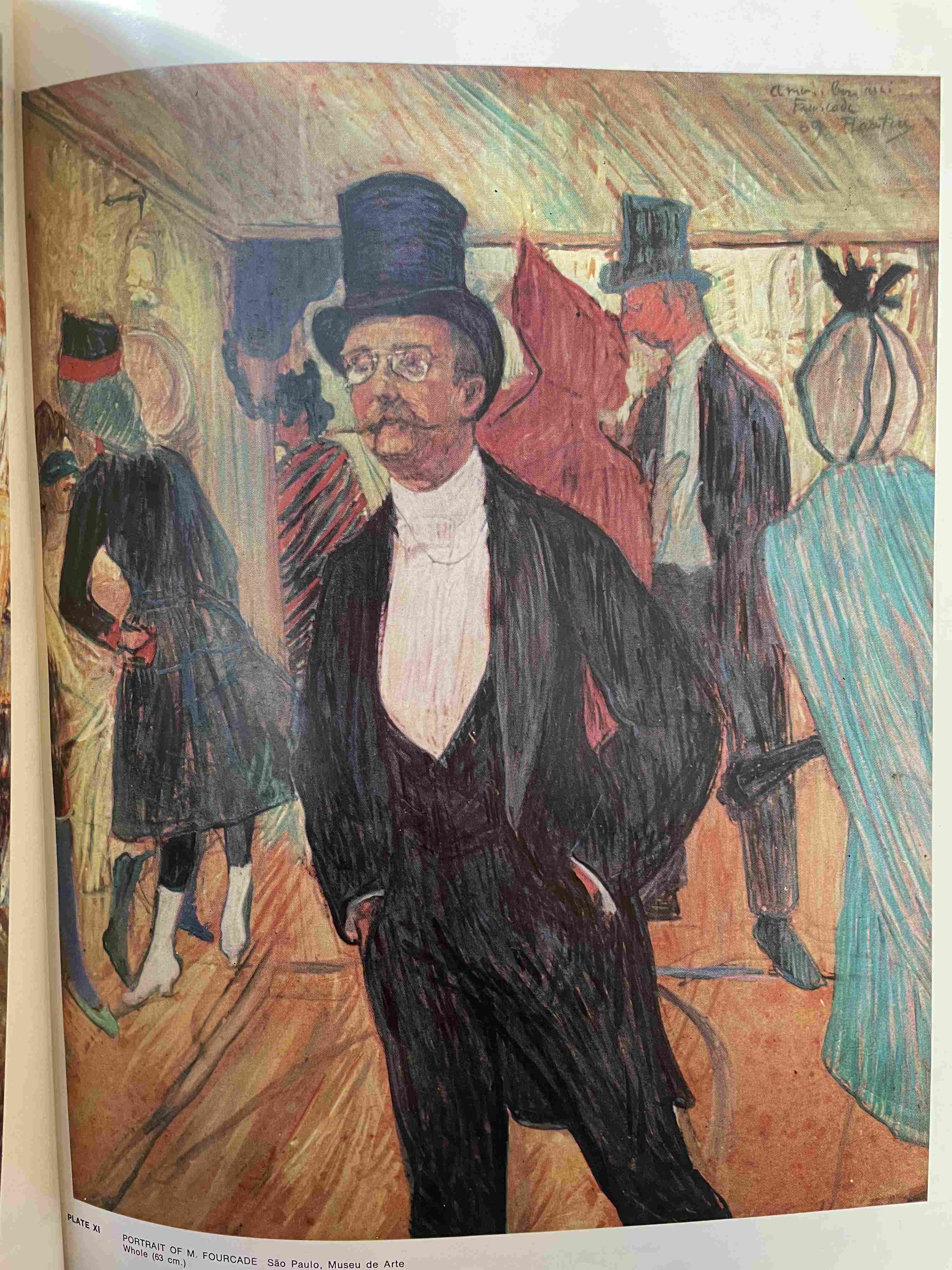 Portrait of M. Fourcade by Henri de Toulouse-Lautrec (1889)