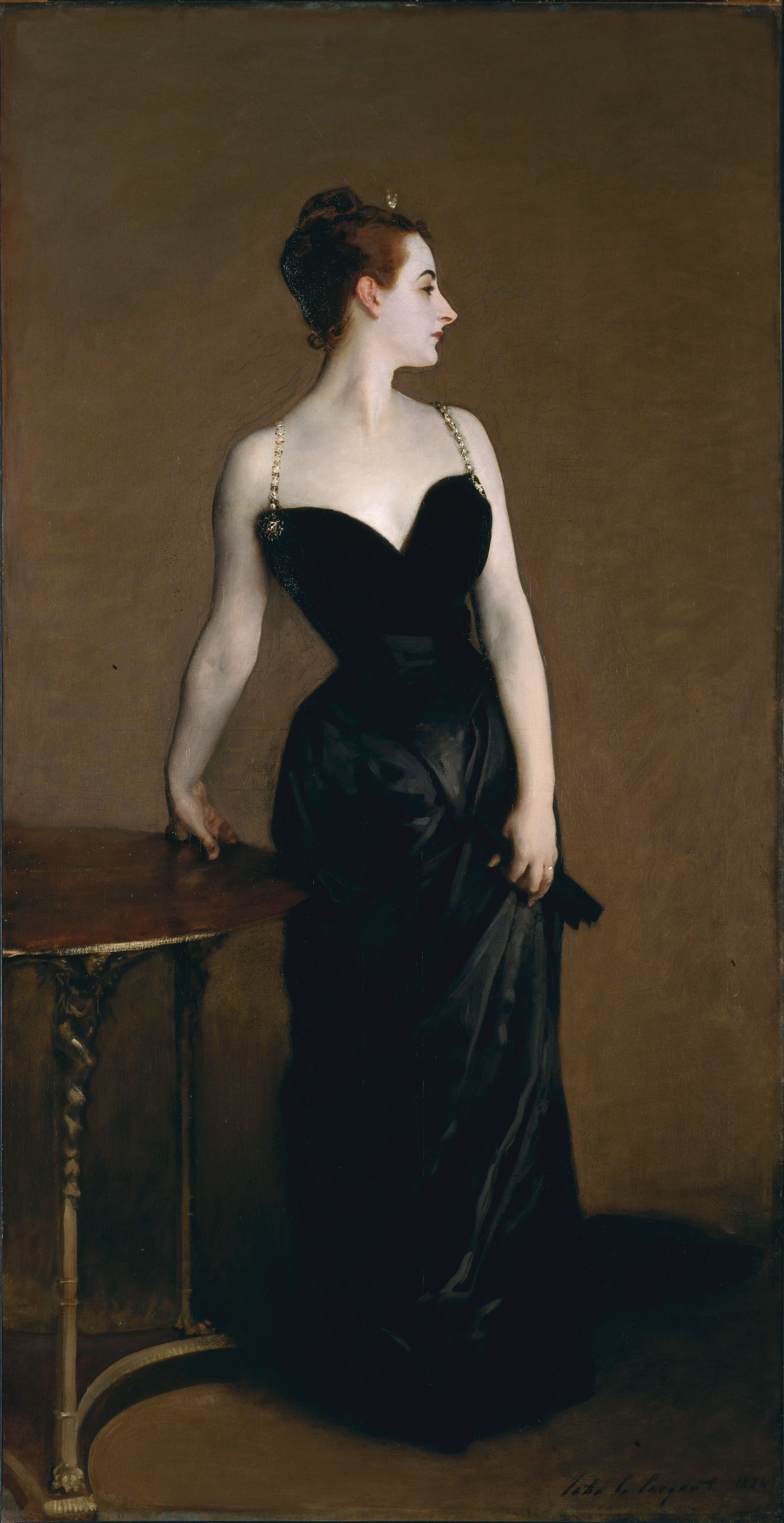 Portrait of Madame X (Madame Pierre Gautreau) by John Singer Sargent (1884)