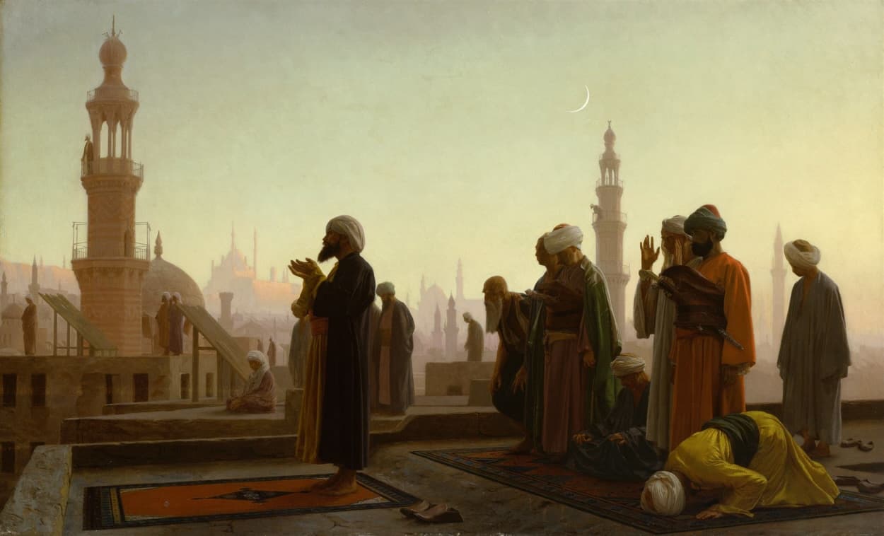 Public Prayer in Cairo by Jean-Léon Gérôme (1865)
