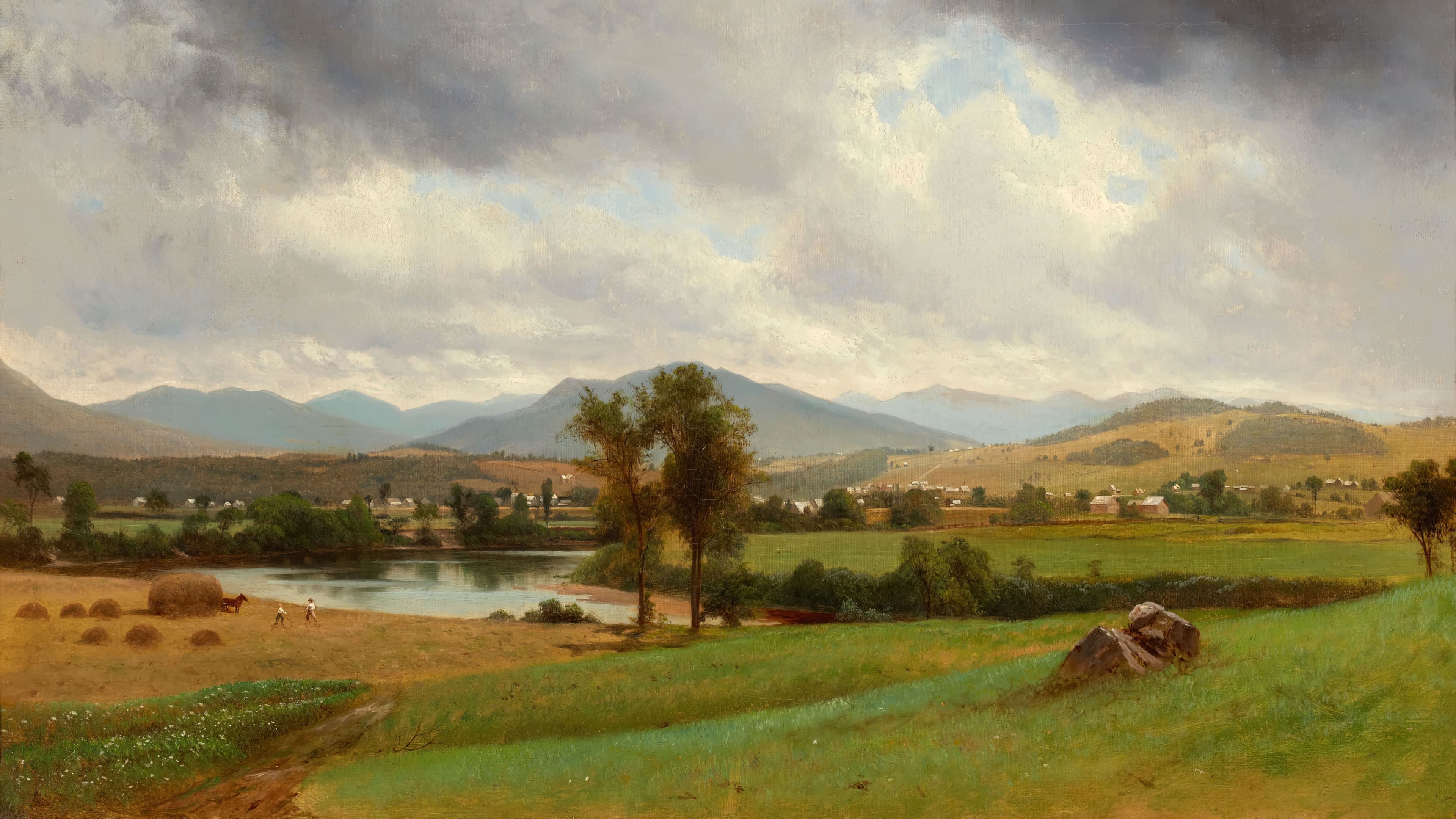 sanford robinson gifford a mountain view landscape in the catskills (1865)