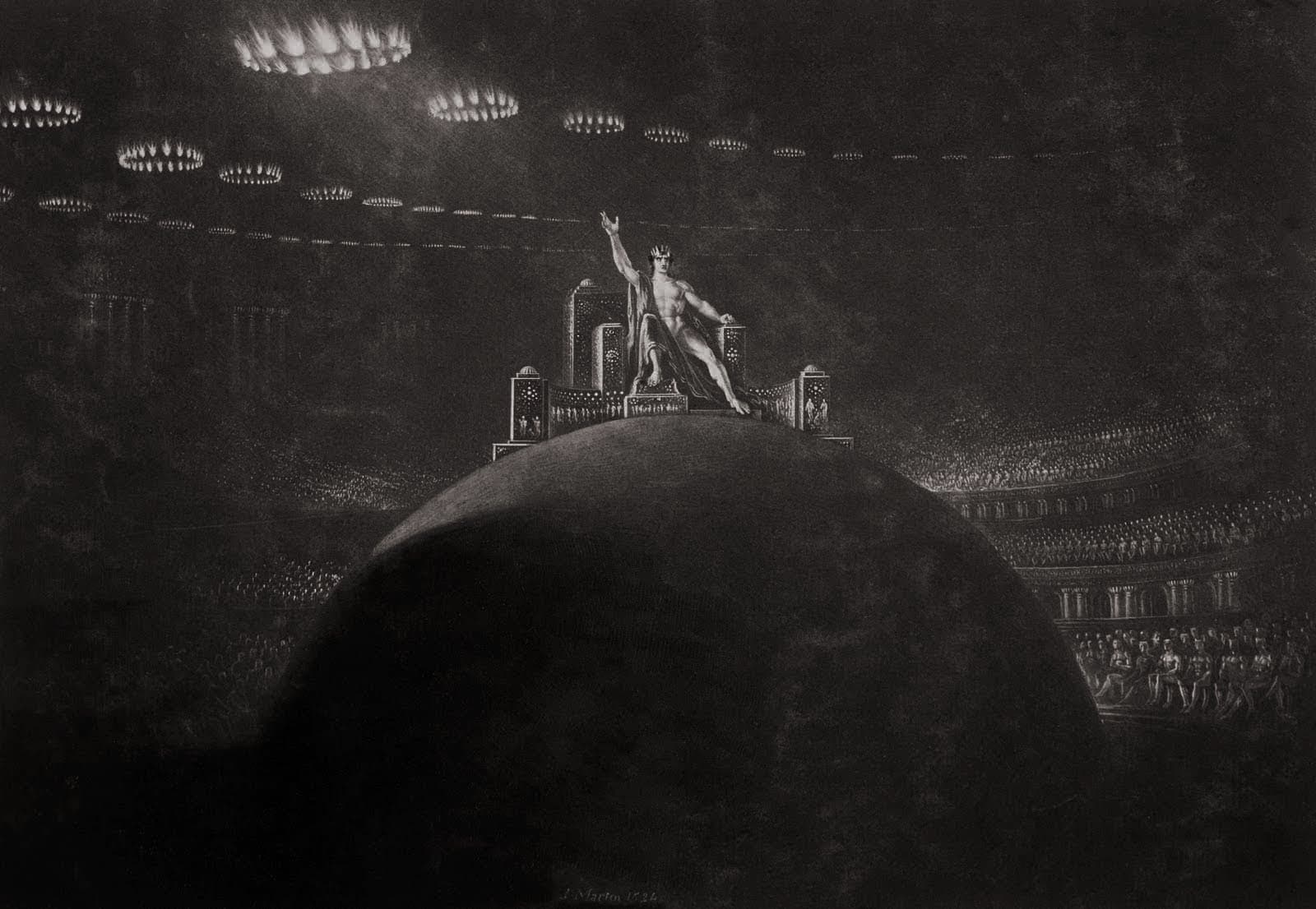 Satan Presiding at the Infernal Council by John Martin (1824)