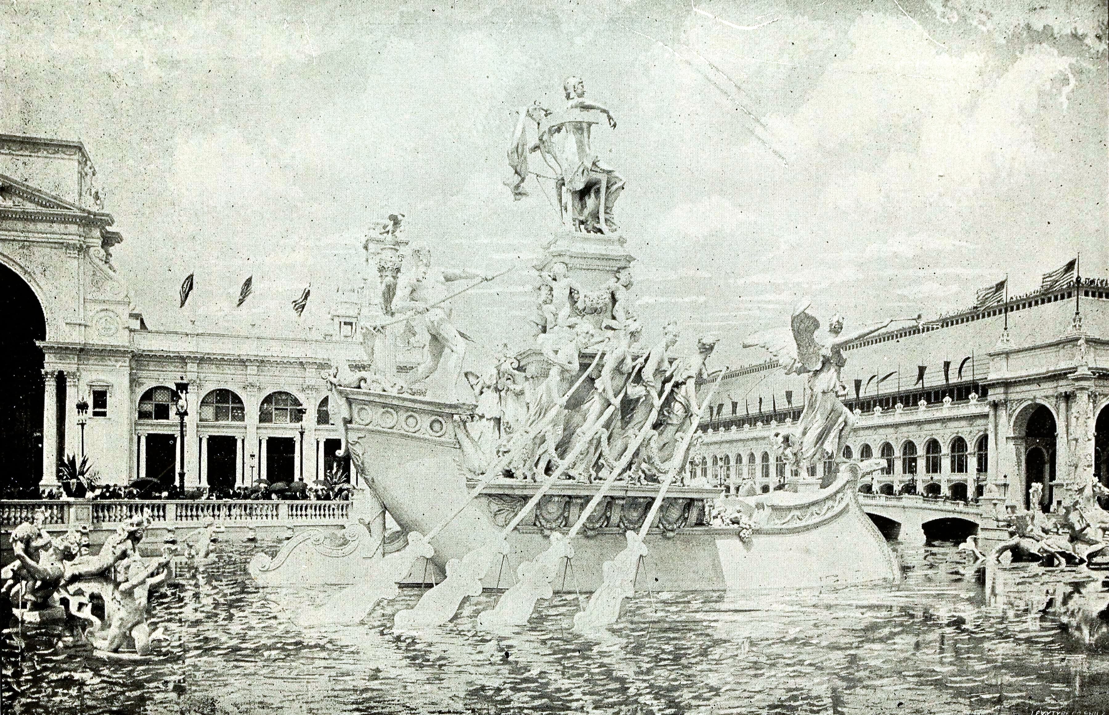 The Barge of the Republic by Frederick William MacMonnies (1893)