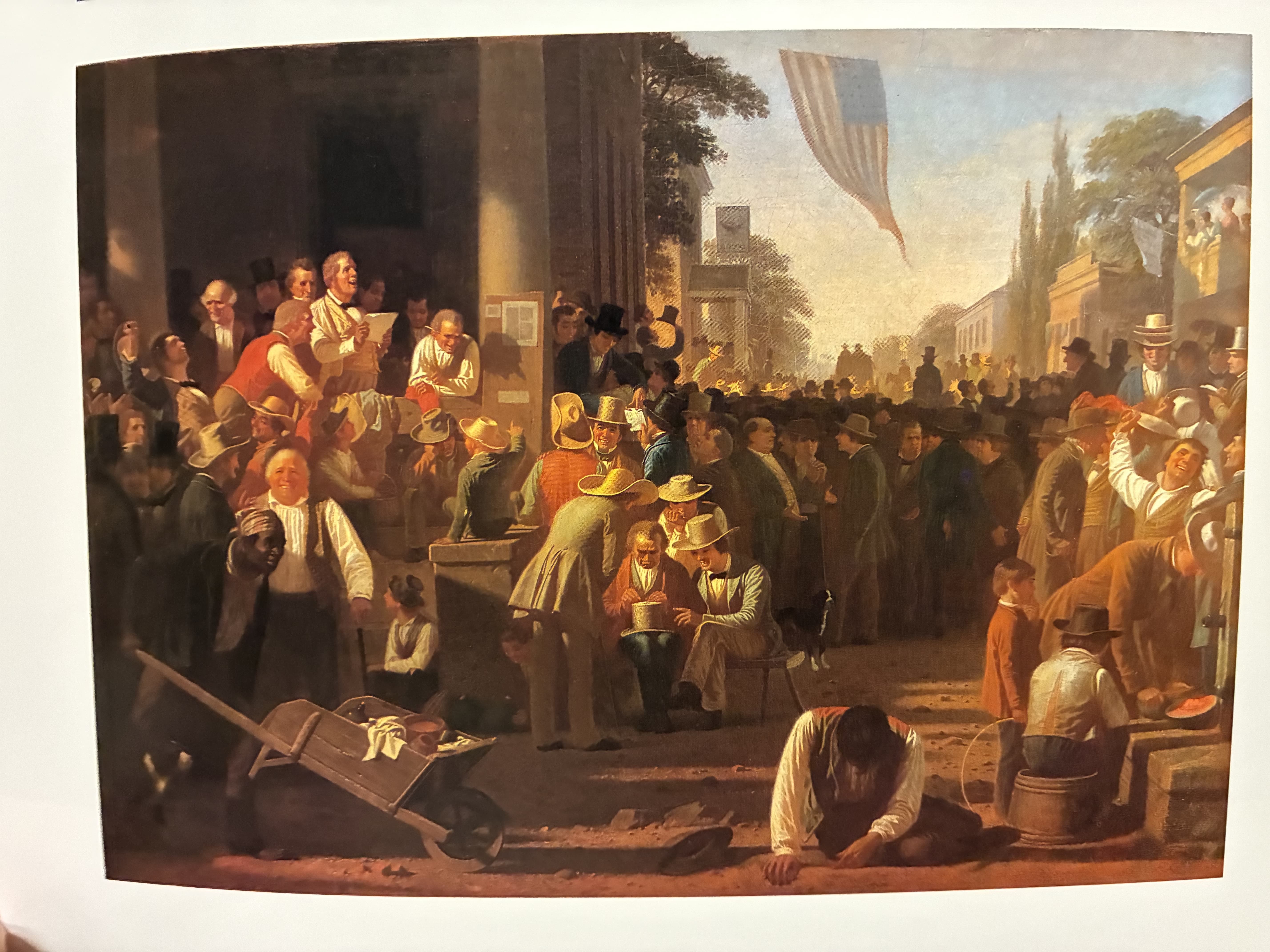 The County Election by George Caleb Bingham (1852)