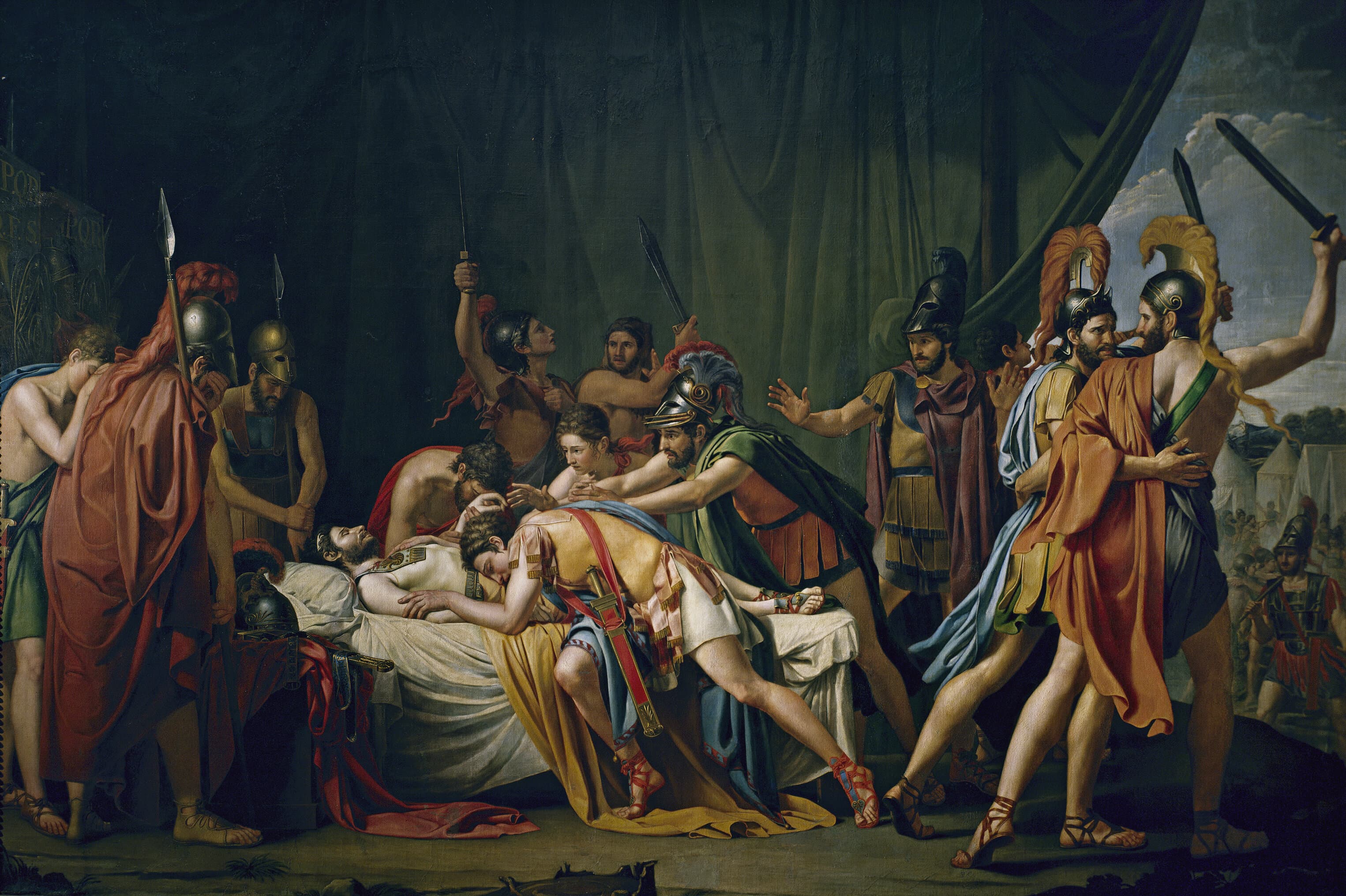 The Death of Germanicus by Pierre-Narcisse Guérin (1810)