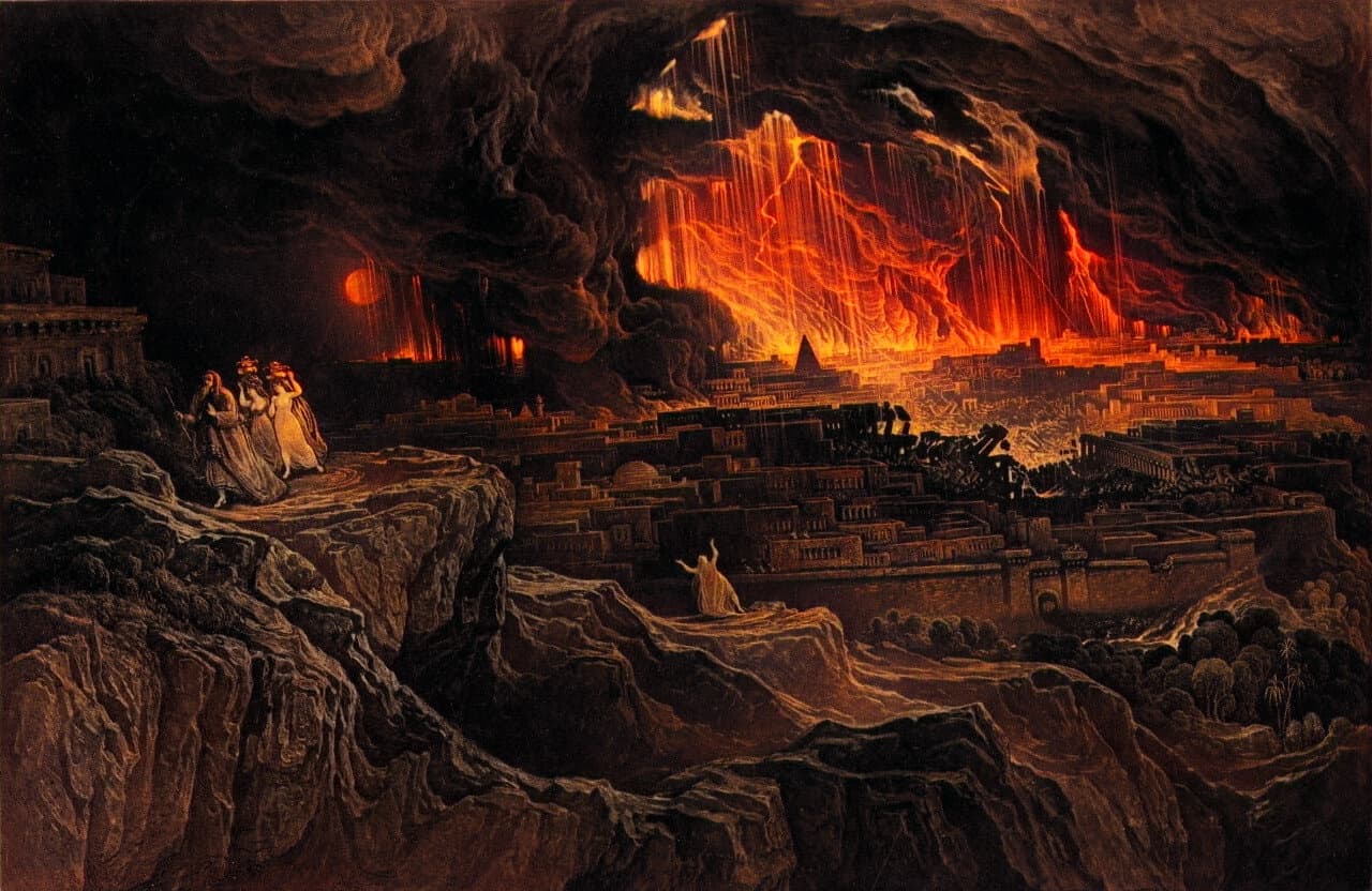 The Destruction of Sodom and Gomorrah by John Martin (1852)