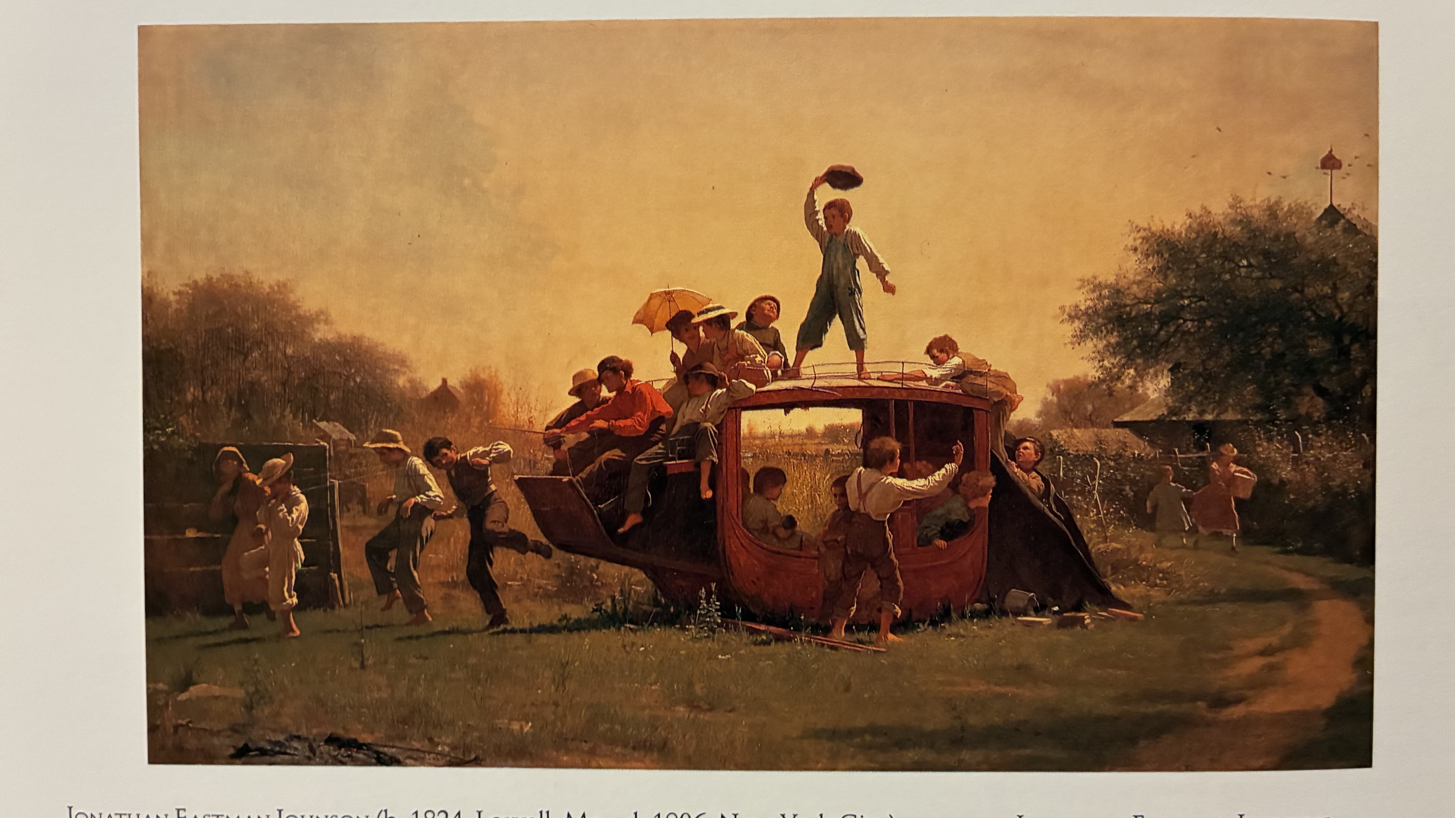 The Old Stagecoach by Jonathan Eastman Johnson (1871)