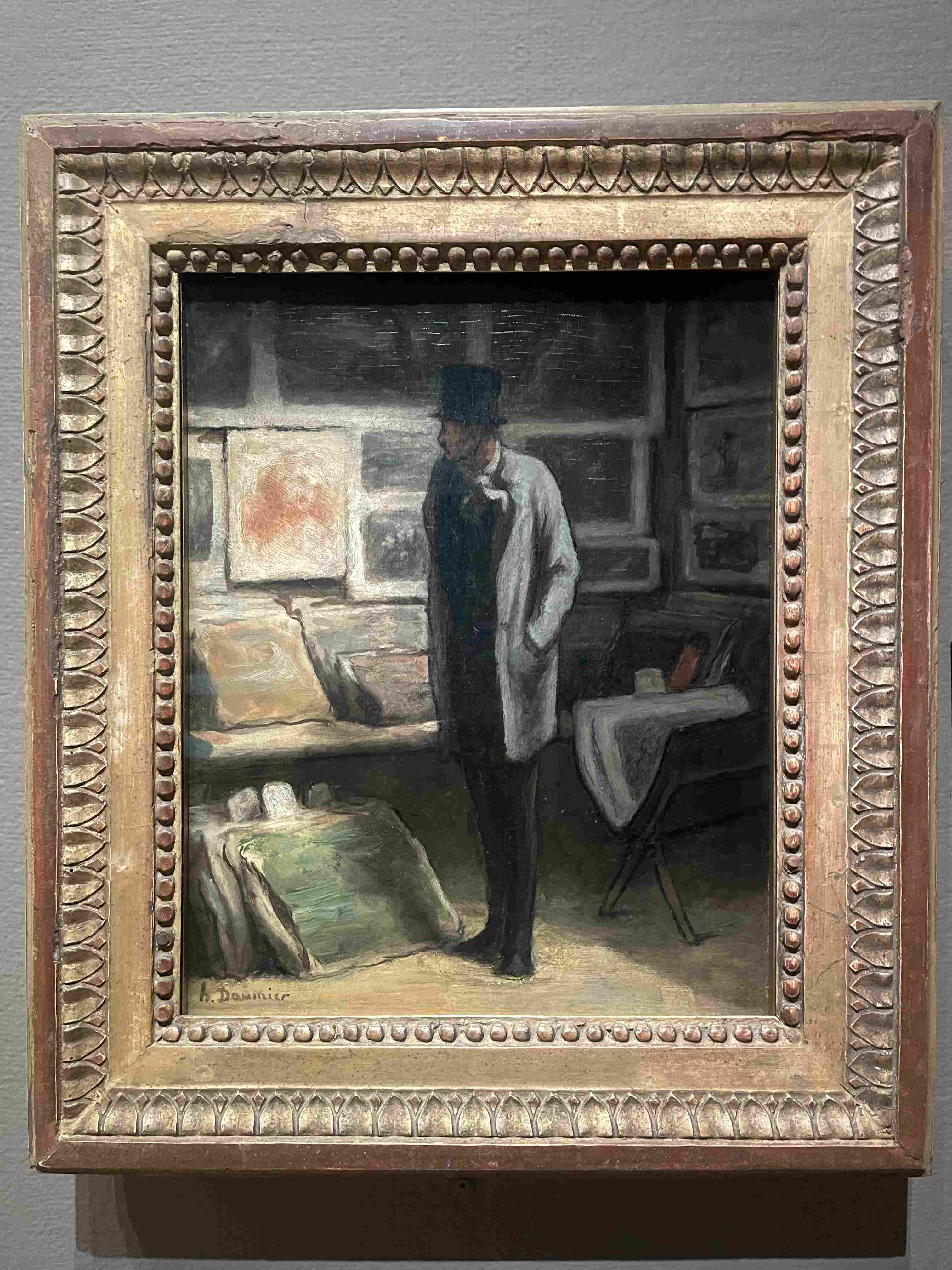 The Print Collector by Honoré Daumier (c. 1860-1865)