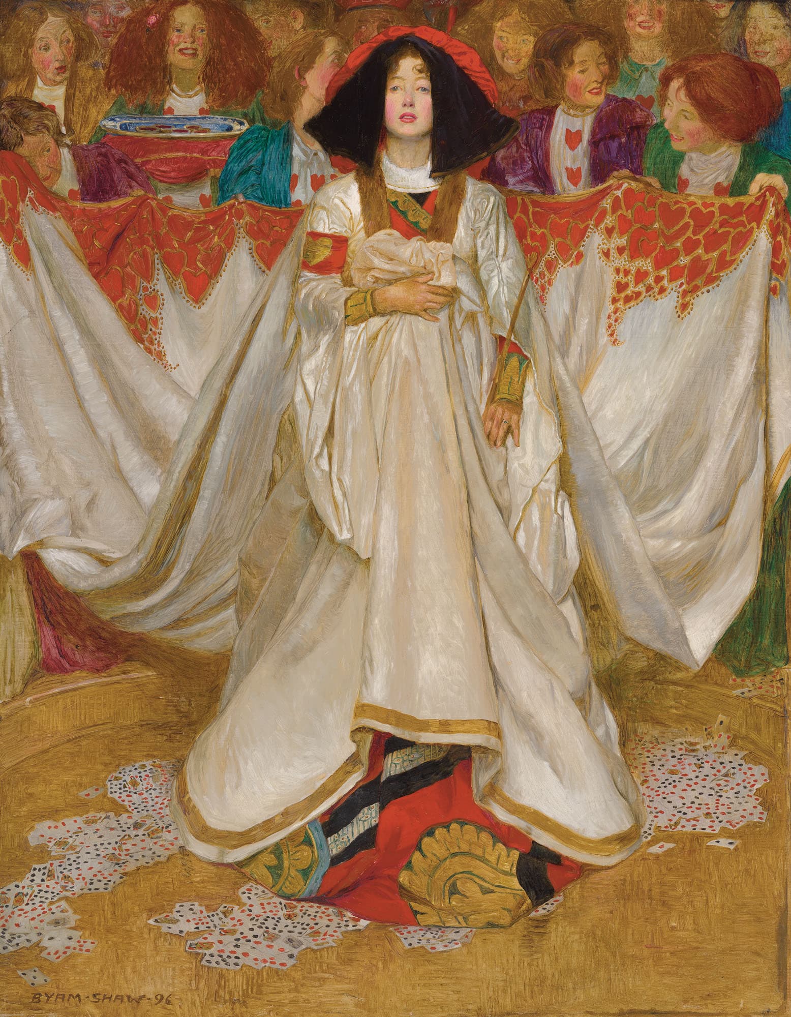 The Queen of Hearts by John Byam Liston Shaw (1896)