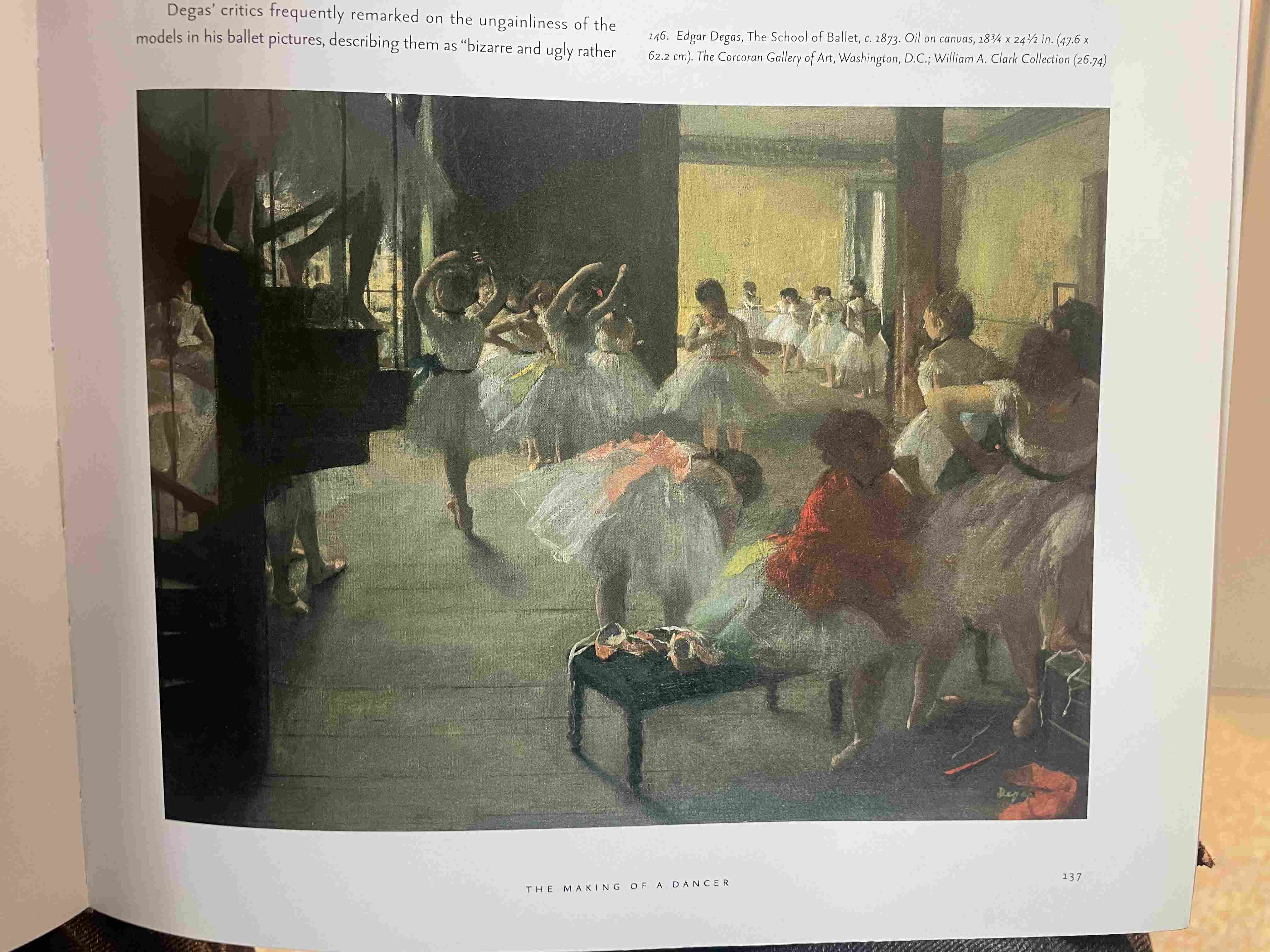 The School of Ballet by Edgar Degas (c. 1873)