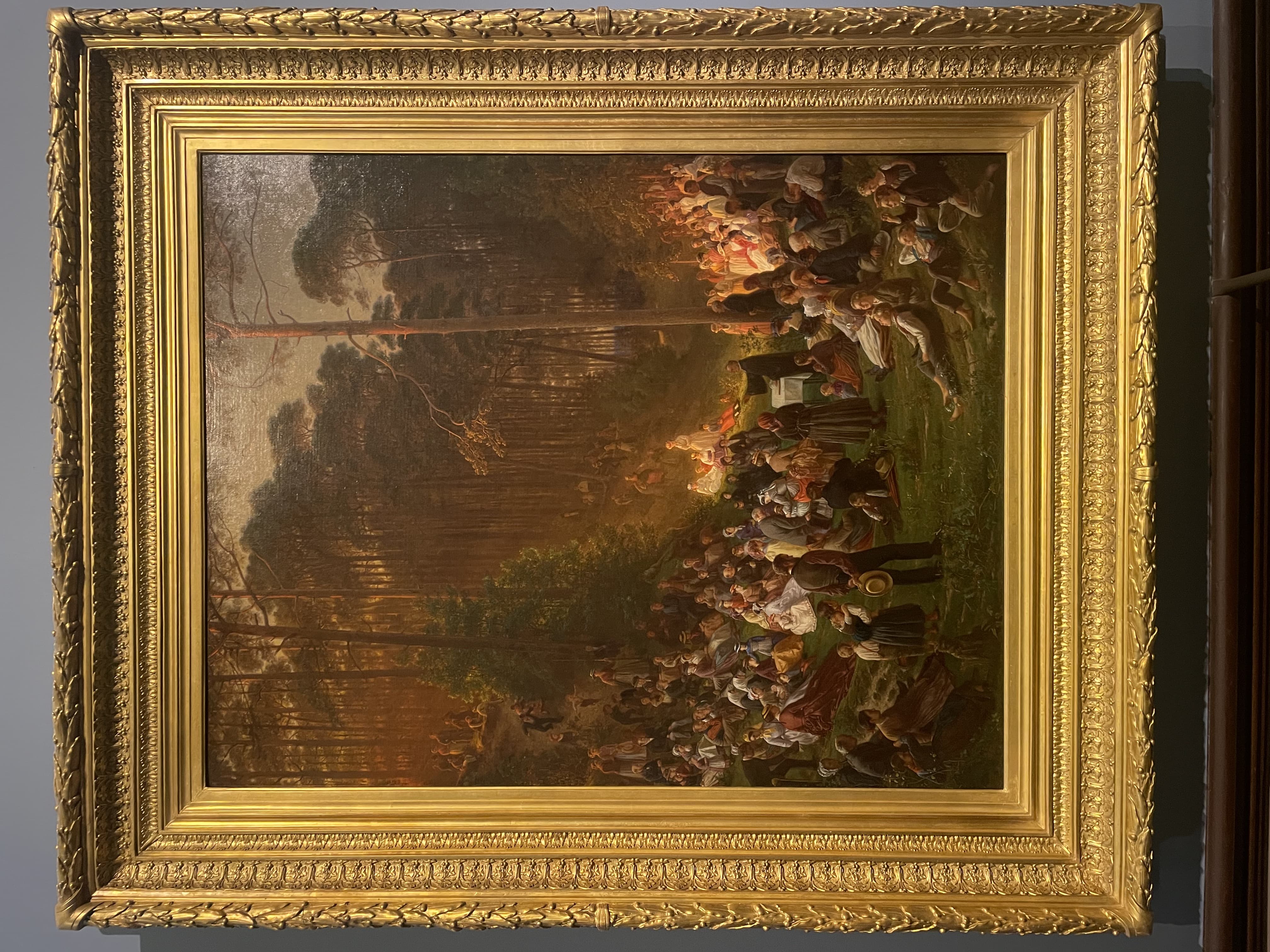 The Sermon in the Woods (Die Predigt im Walde) by Carl Spitzweg (c. 1845)
