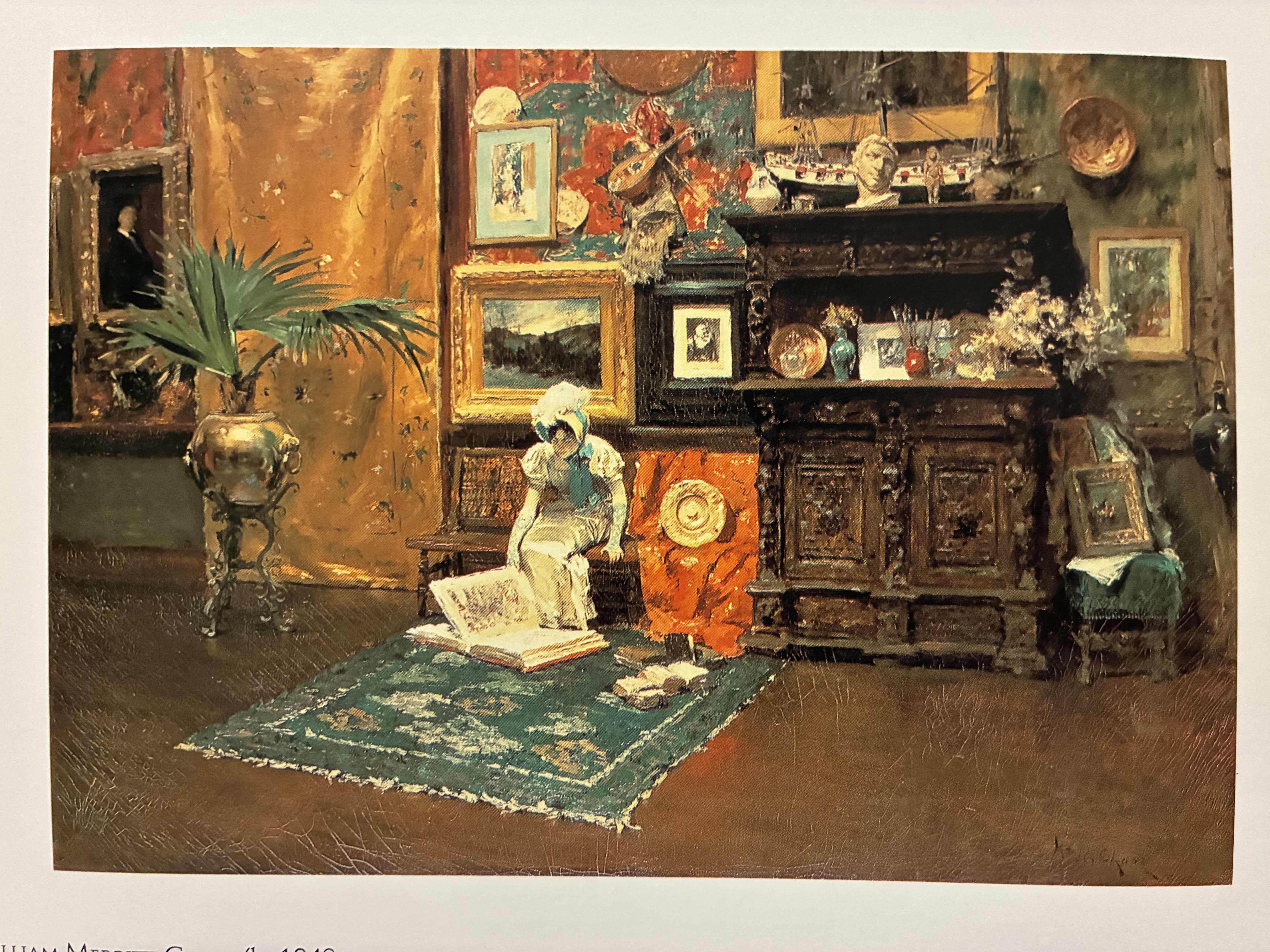 The Tenth Street Studio by William Merritt Chase (1880)