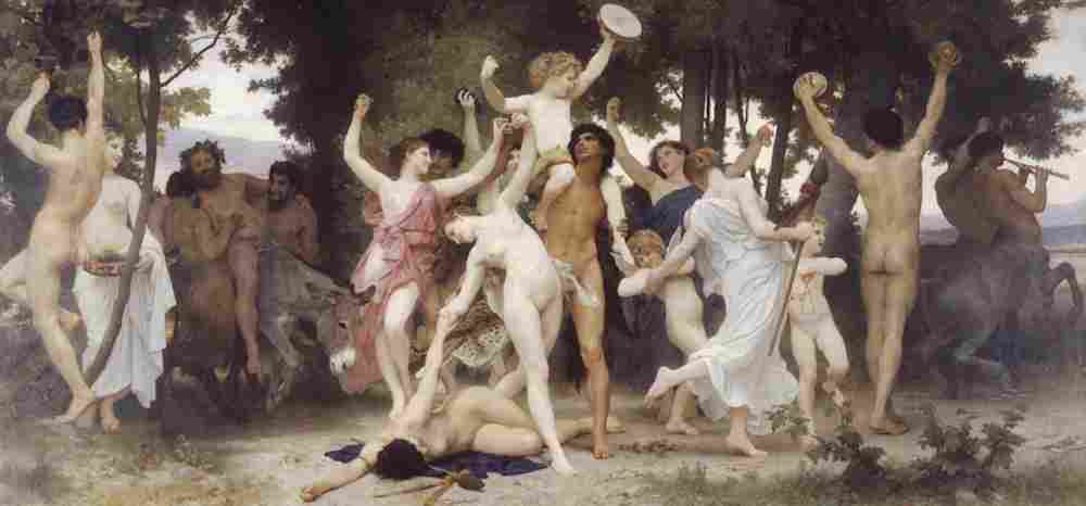 The Youth of Bacchus by William-Adolphe Bouguereau (1884)