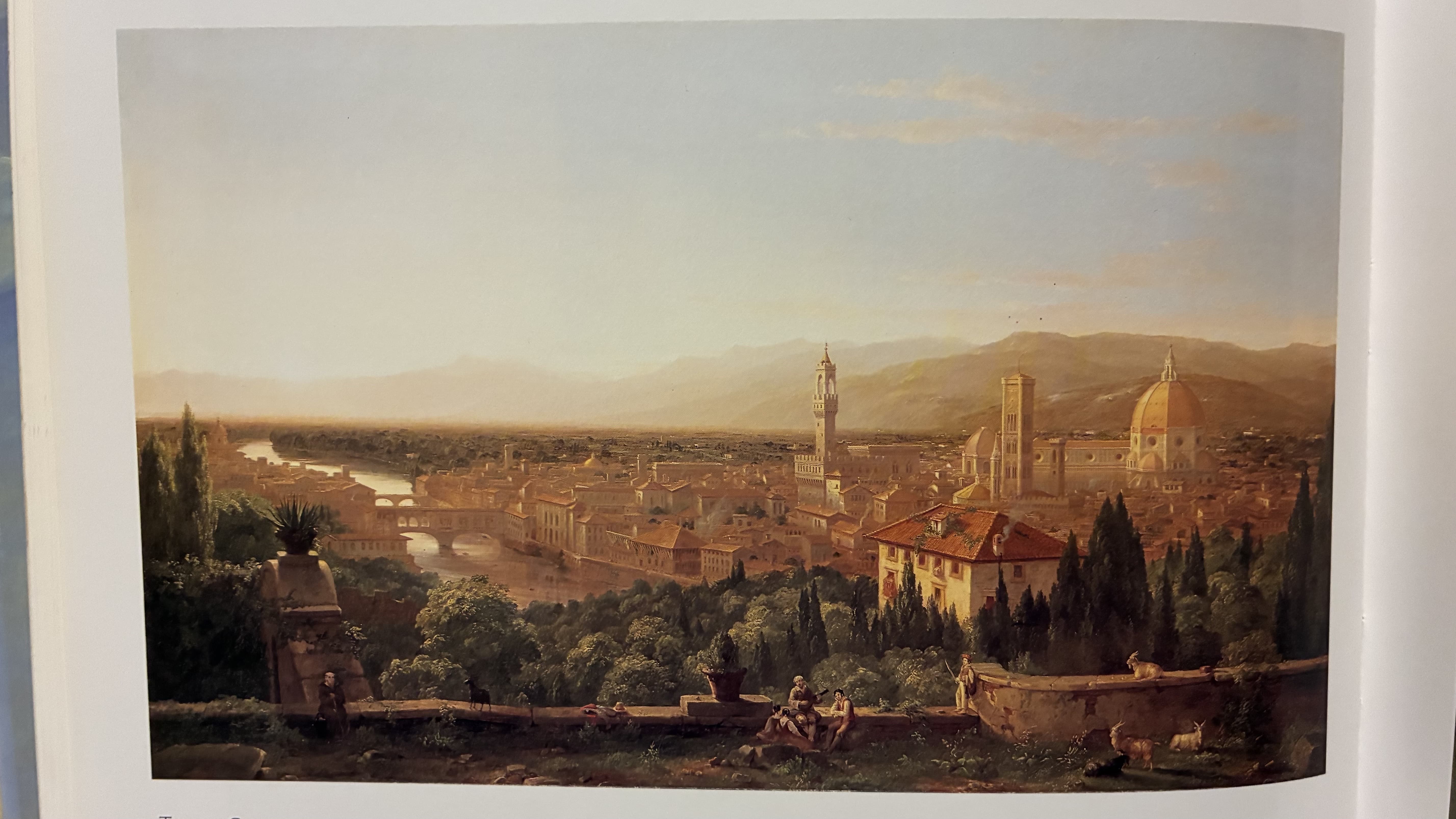 View of Florence from the Boboli Gardens by Franz Ludwig Catel (c. 1830)
