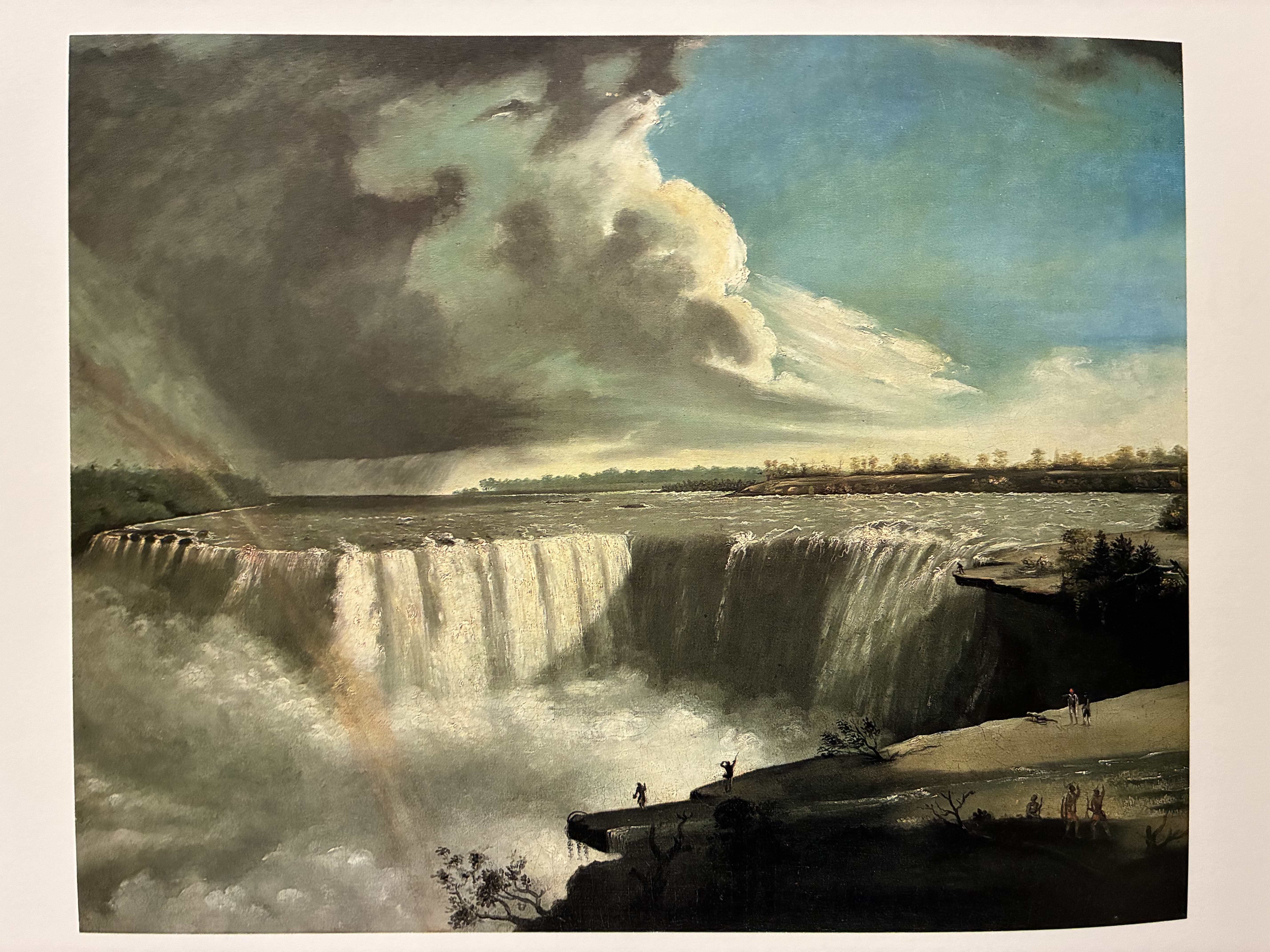 View of Niagara Falls by John Vanderlyn (c. 1802-1804)