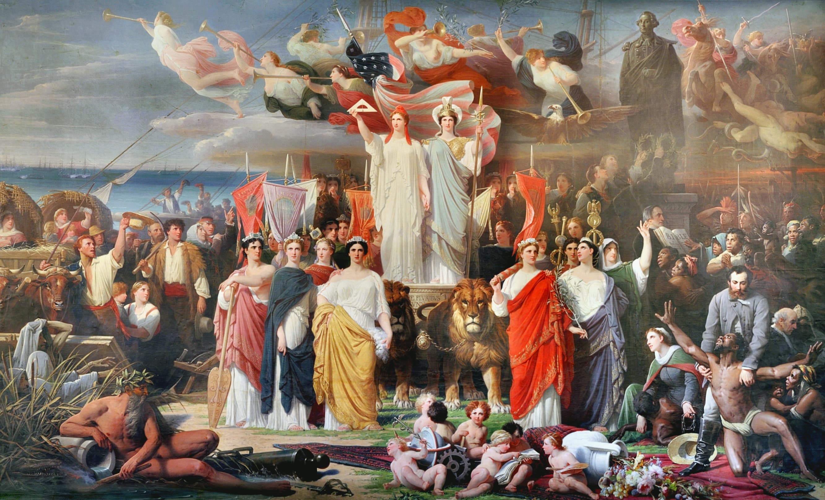 Westward the Course of Empire Takes Its Way by Emanuel Leutze (1861)