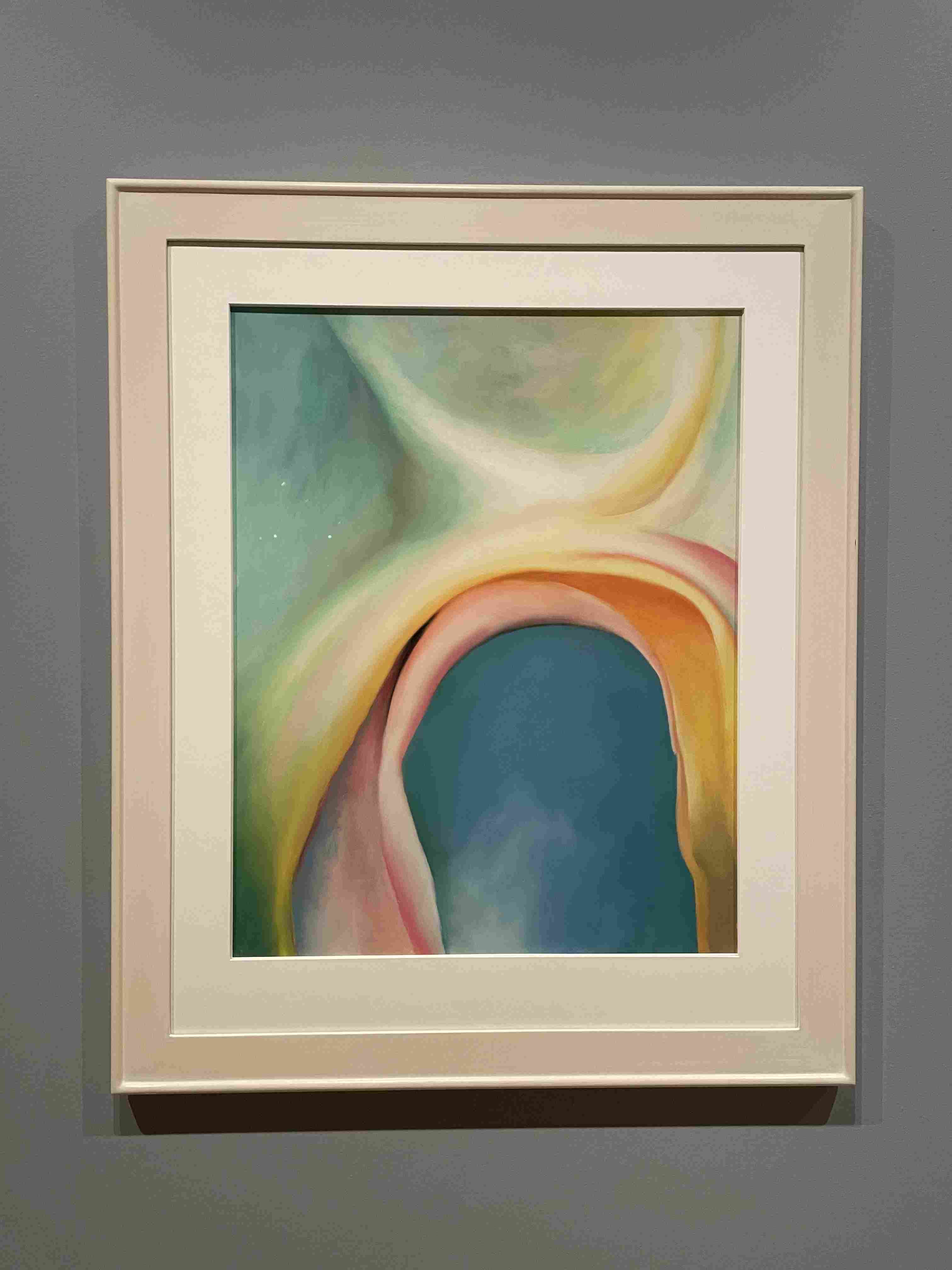Abstraction Blue and Green by Georgia O'Keeffe (1924)