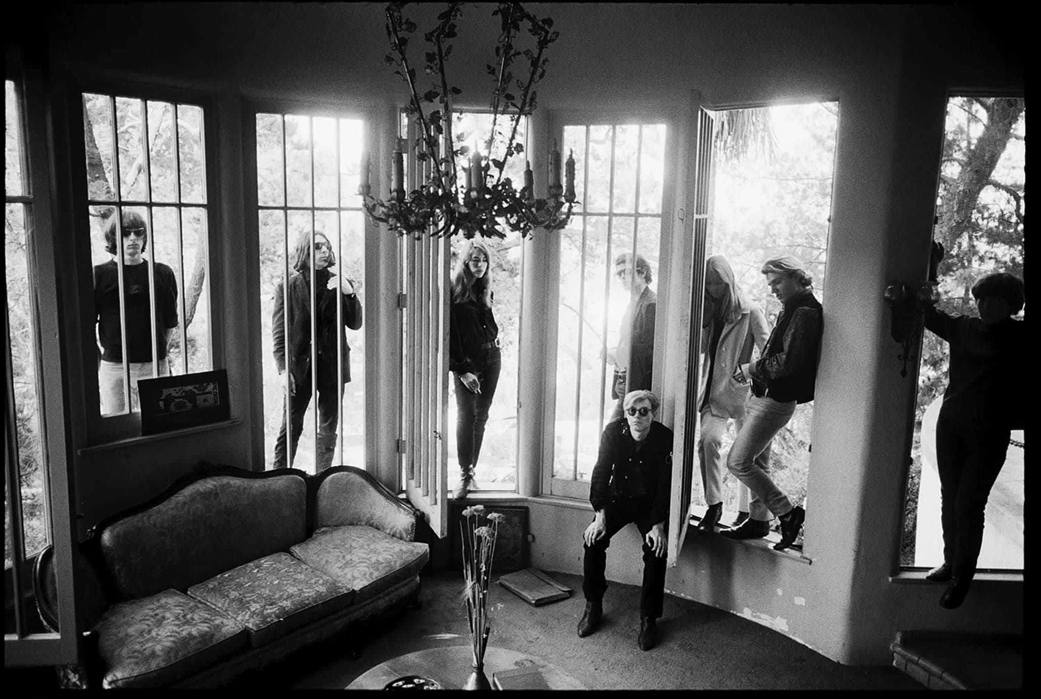 Andy Warhol and The Velvet Underground at the Castle by Lisa Law (1967)