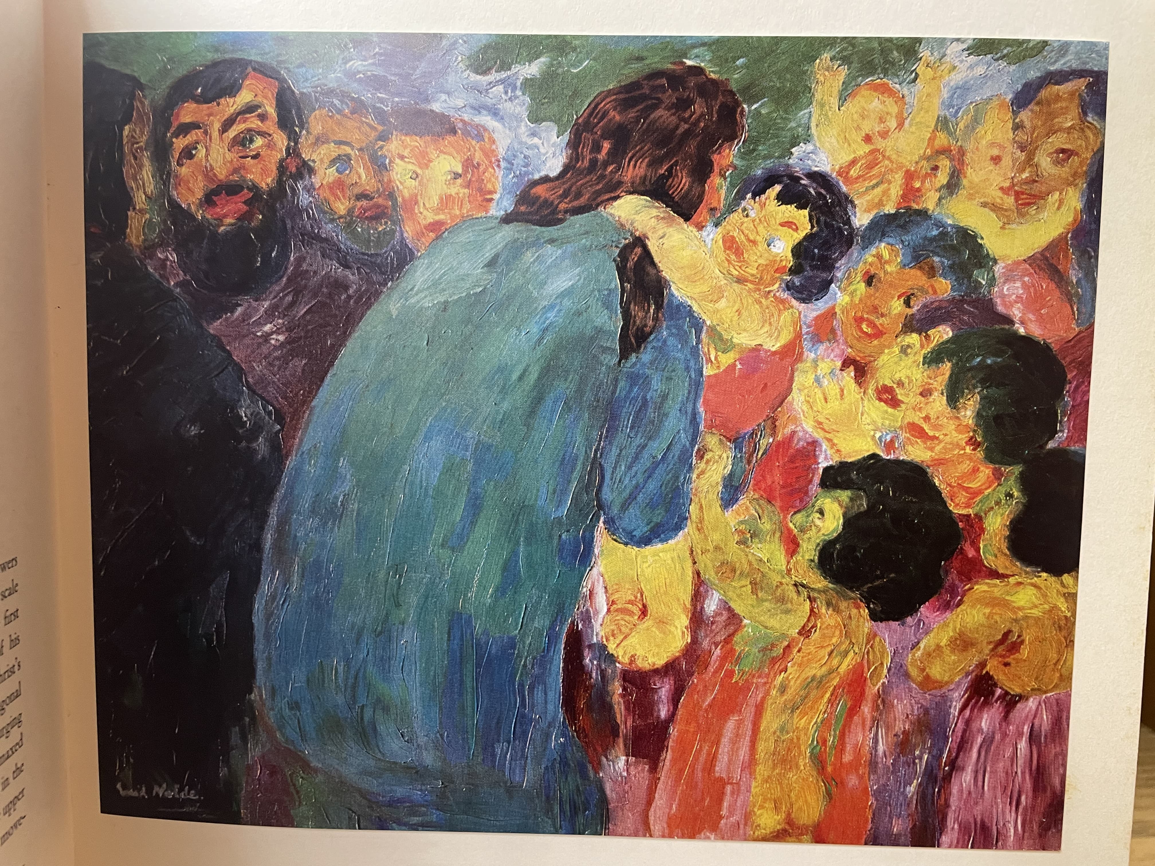 Christus und die Kinder (Christ and the Children) by Emil Nolde (1910)