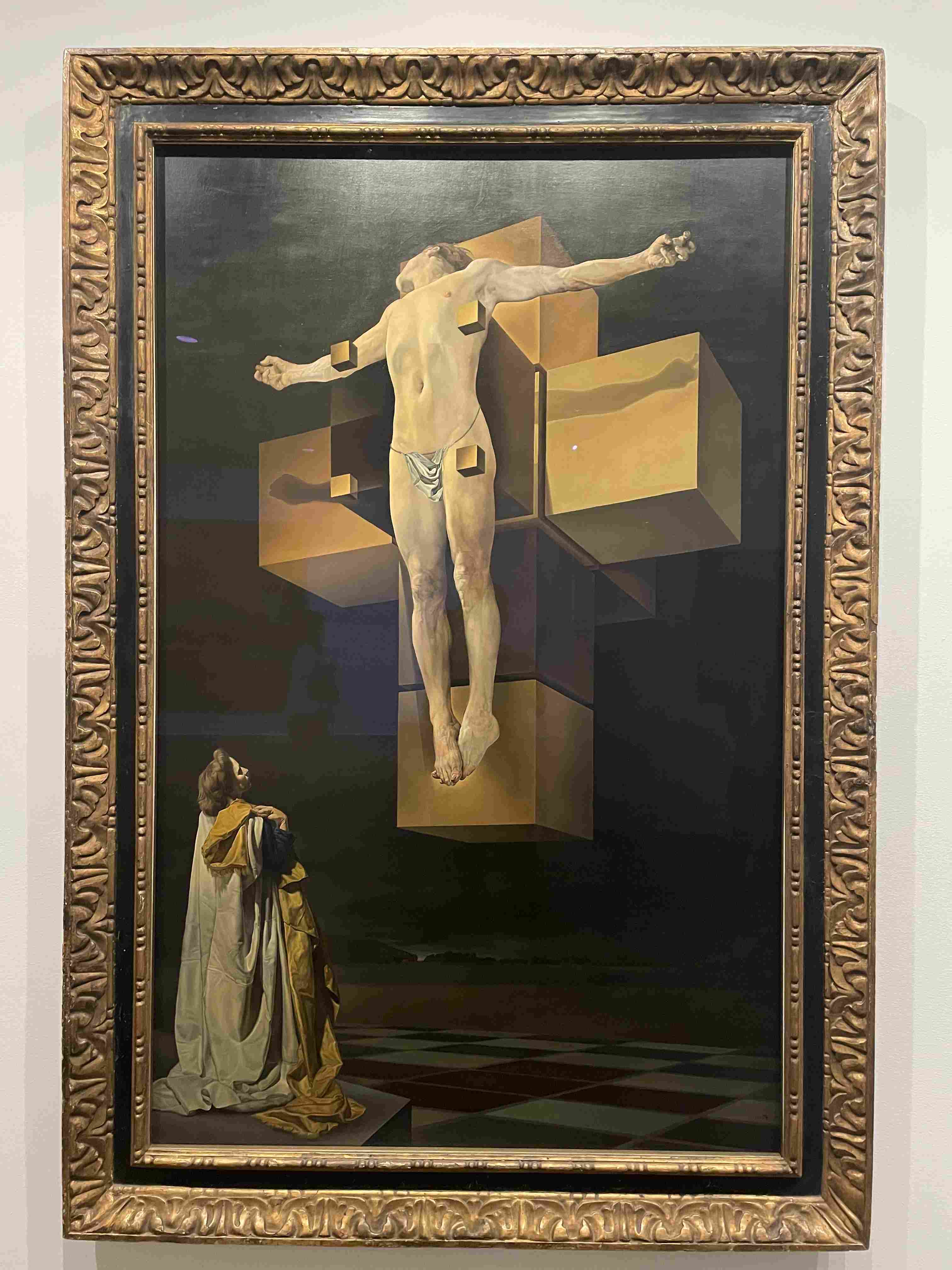 Corpus Hypercubus by Salvador Dalí (1954)