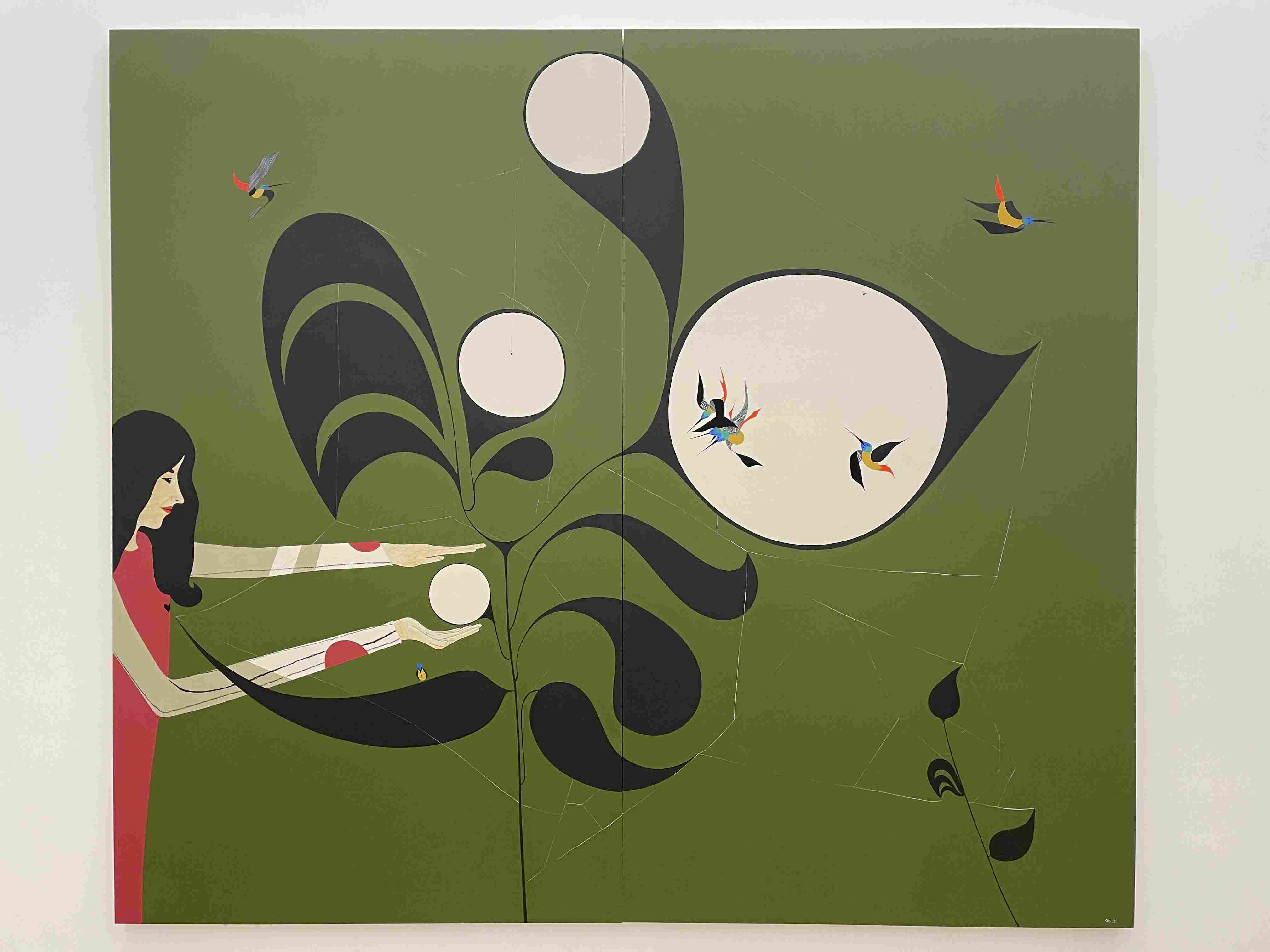 El Jardín de la Vida by Omar Rayo (1970)