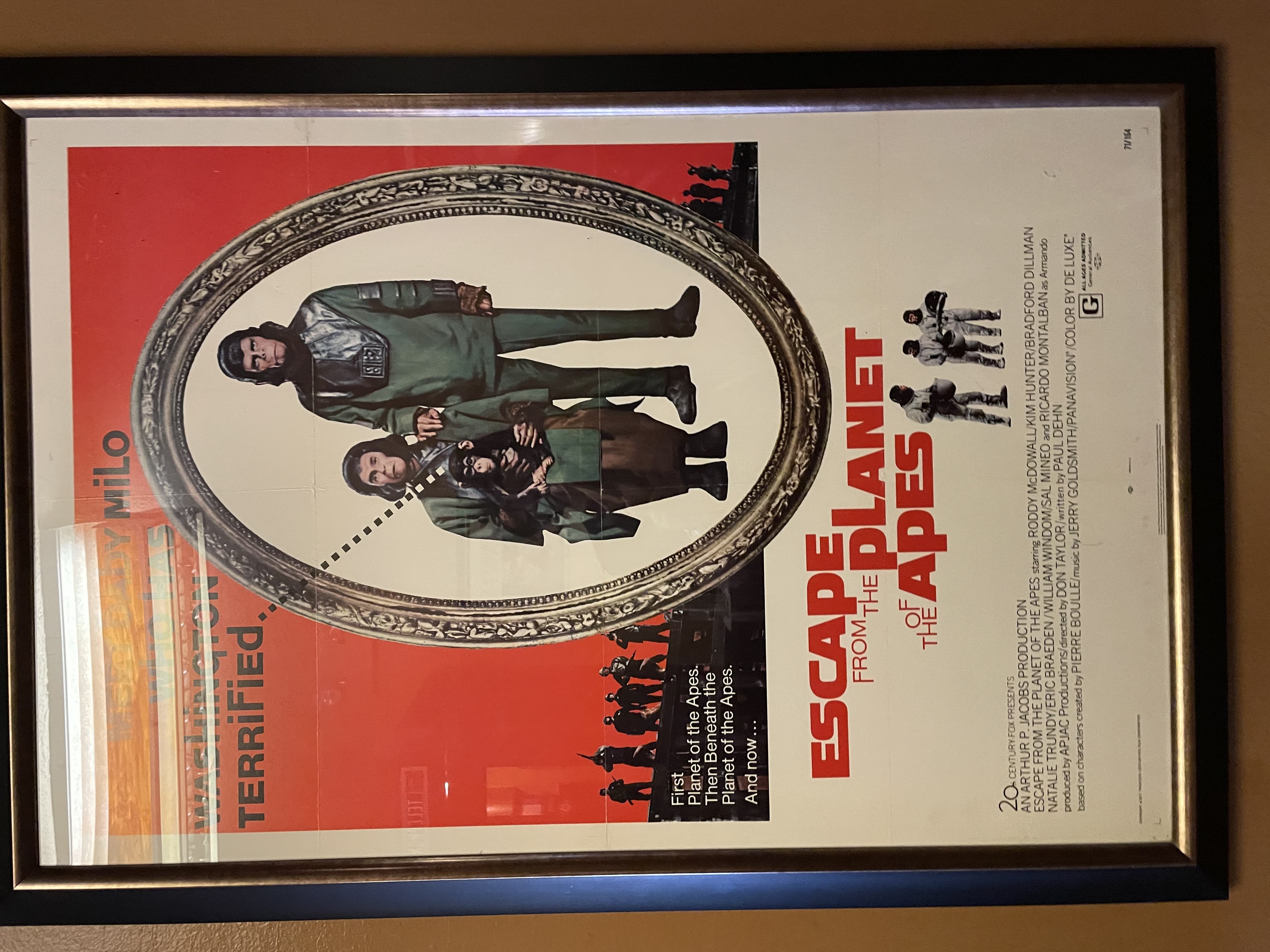 Escape from the Planet of the Apes Movie Poster (1971)