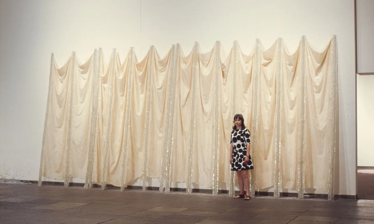 Untitled (Curtain installation) by Felix Gonzalez-Torres (early 1990s)