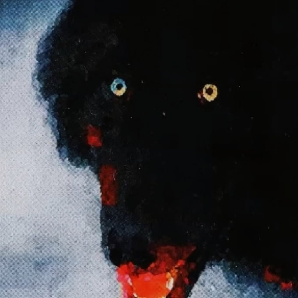 francisco toledo black dog perro negro (late 2000s)