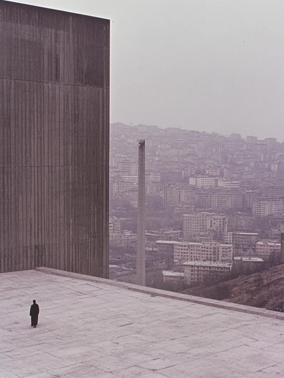 Genova, Piazza della Vittoria by Gabriele Basilico (1980)