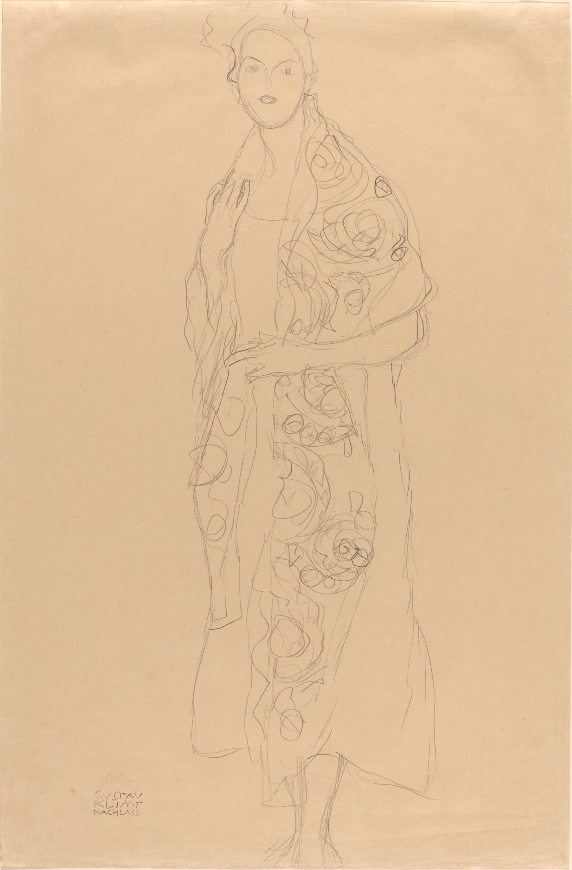 Portrait of a Woman by Gustav Klimt (c. 1910)