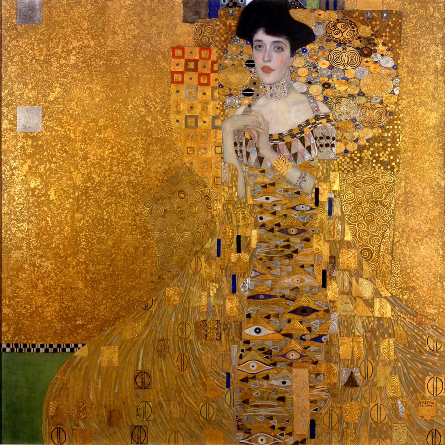 gustav klimt portrait of adele blochbauer i (1907)