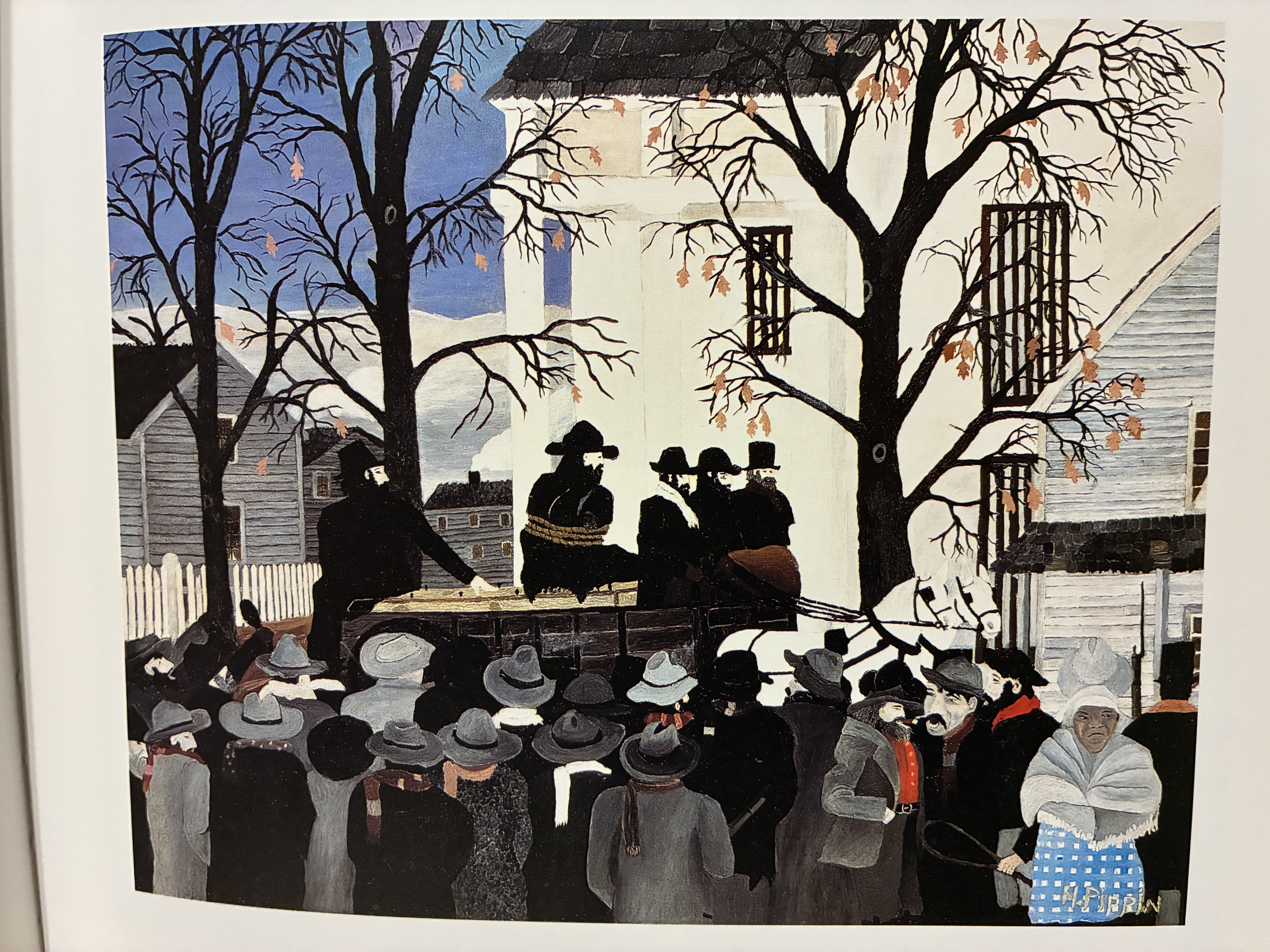 John Brown Going to His Hanging by Horace Pippin (1942)